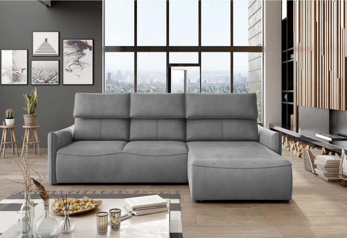 Xlmoebel Ecksofa Neues luxuriöses Wohnzimmermöbel-Set mit L-förmigem Ecksof günstig online kaufen