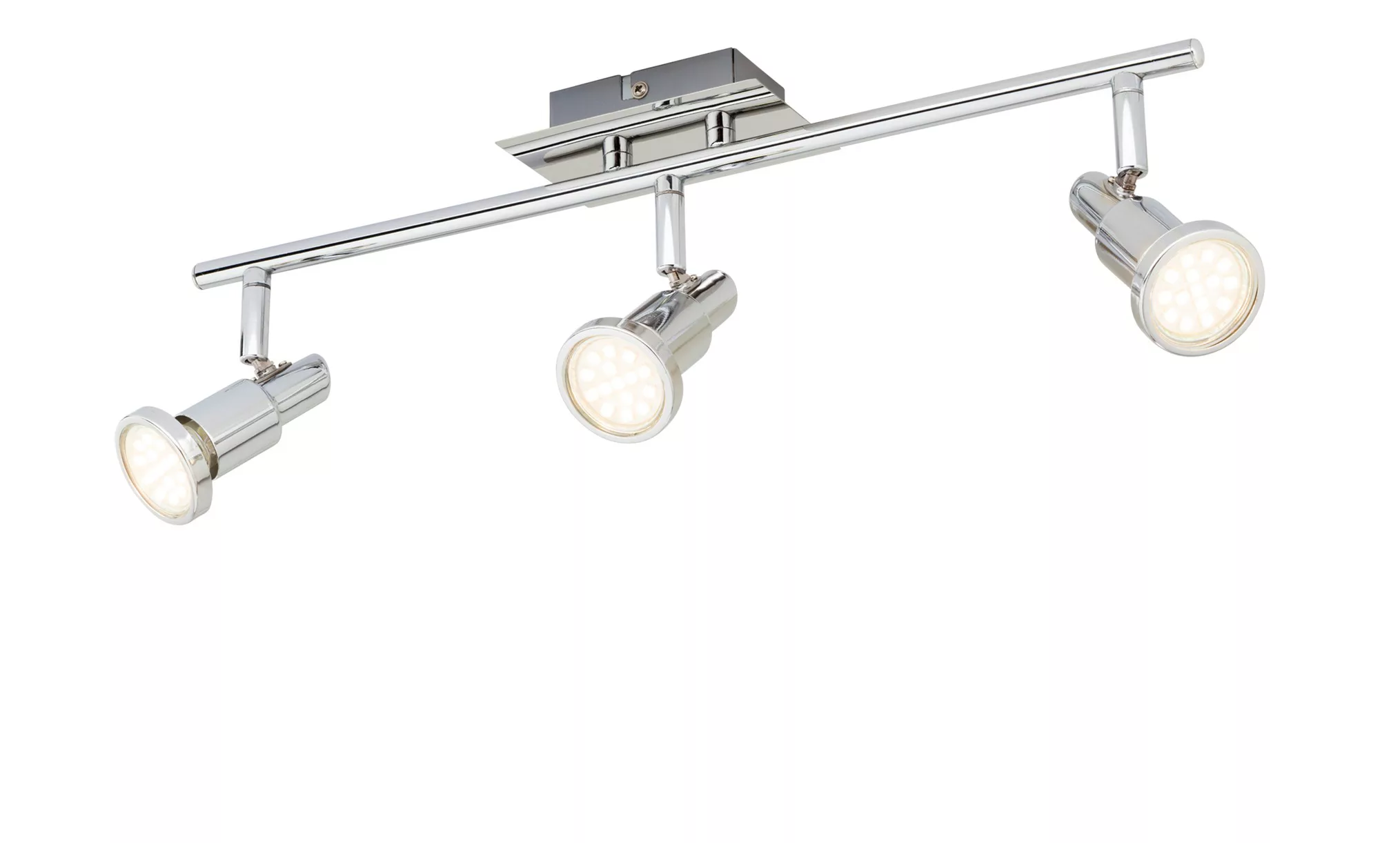 KHG LED-Deckenstrahler mit 3 schwenkbaren Spots ¦ silber ¦ Maße (cm): B: 52 günstig online kaufen