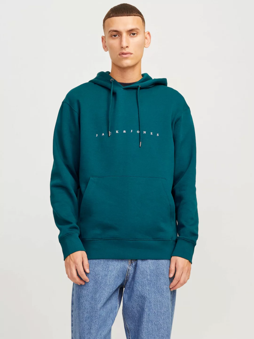 Jack & Jones Kapuzensweatshirt JJESTAR JJ SWEAT HOOD NOOS mit Logo Print im günstig online kaufen