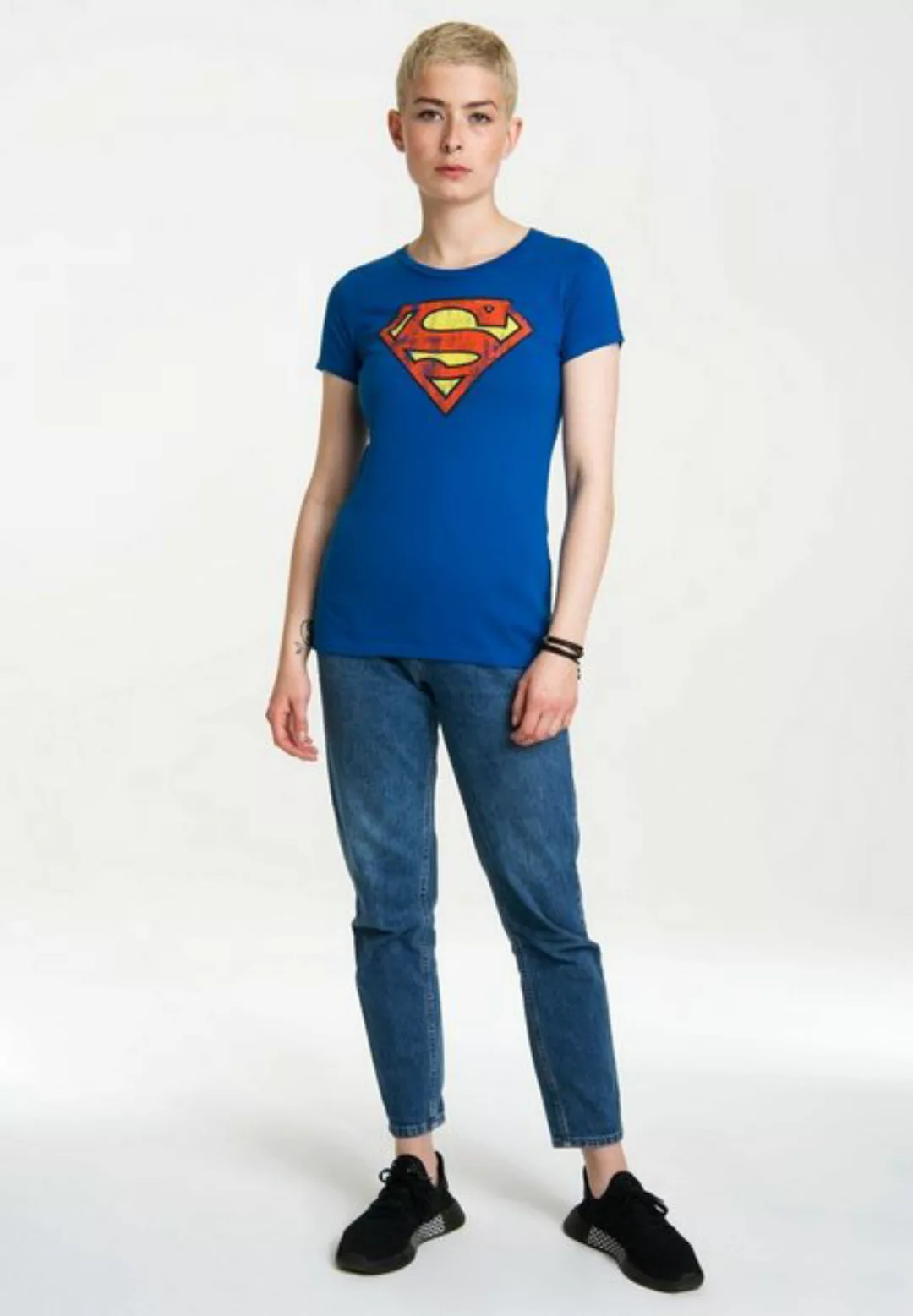 LOGOSHIRT T-Shirt Superman mit klassischem Print günstig online kaufen