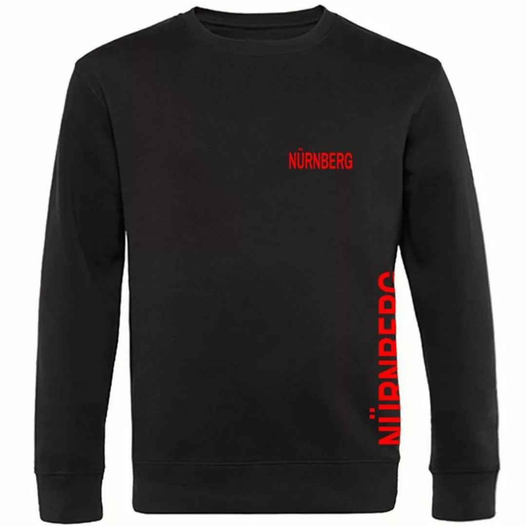 multifanshop Sweatshirt Nürnberg - Brust & Seite - Pullover günstig online kaufen