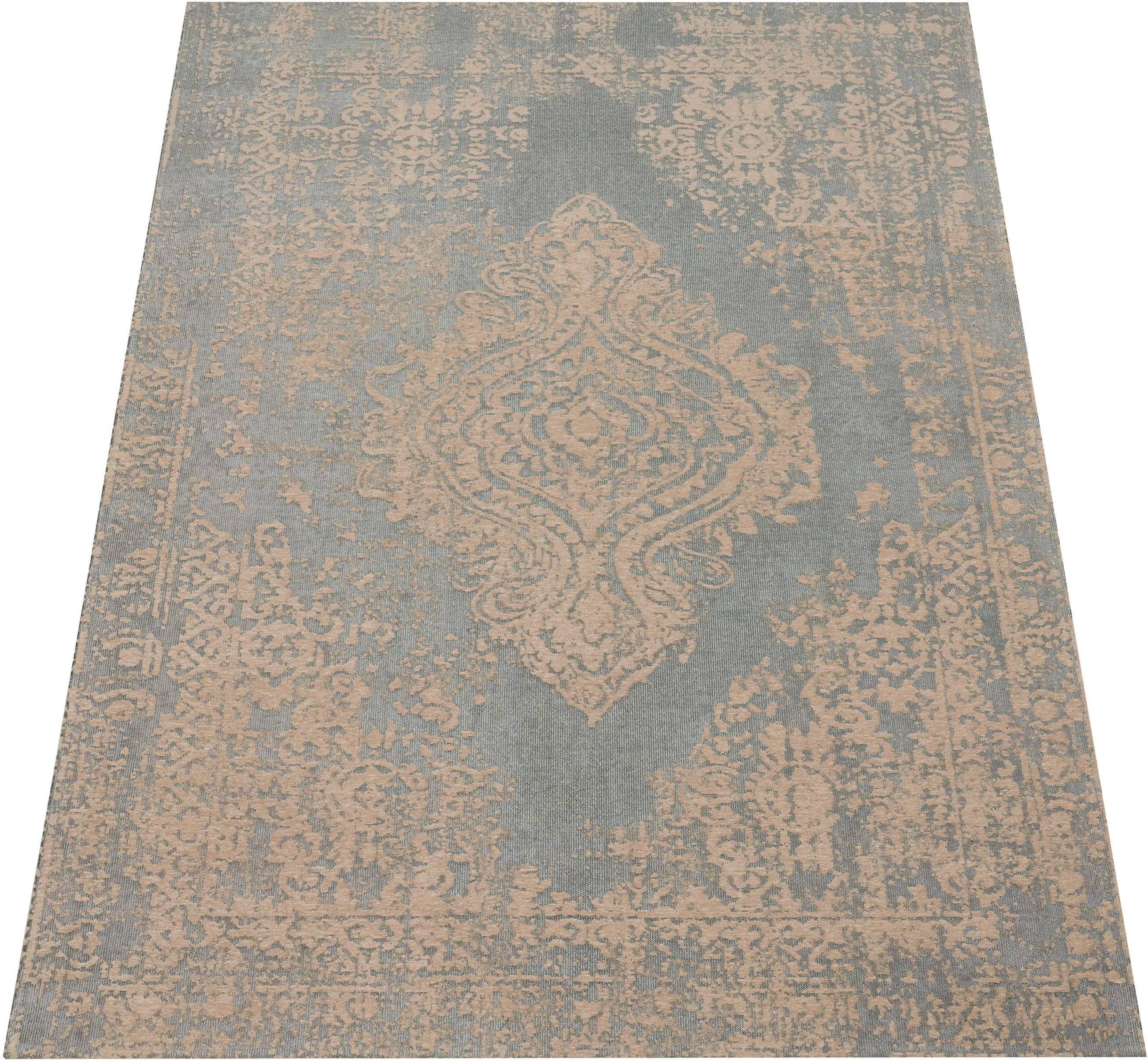 Paco Home Teppich »Mariba 200«, rechteckig, 13 mm Höhe, Kurzflor, meliert, günstig online kaufen