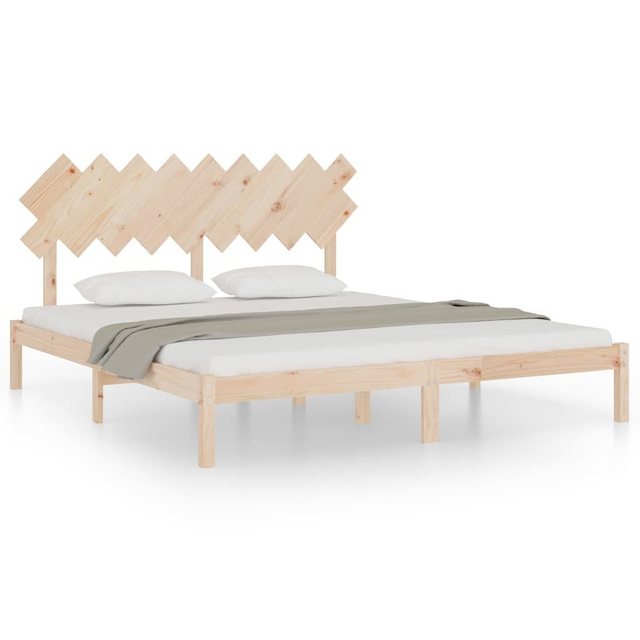 vidaXL Bettgestell Massivholzbett 180x200 cm 6FT Super King Bett Bettrahmen günstig online kaufen