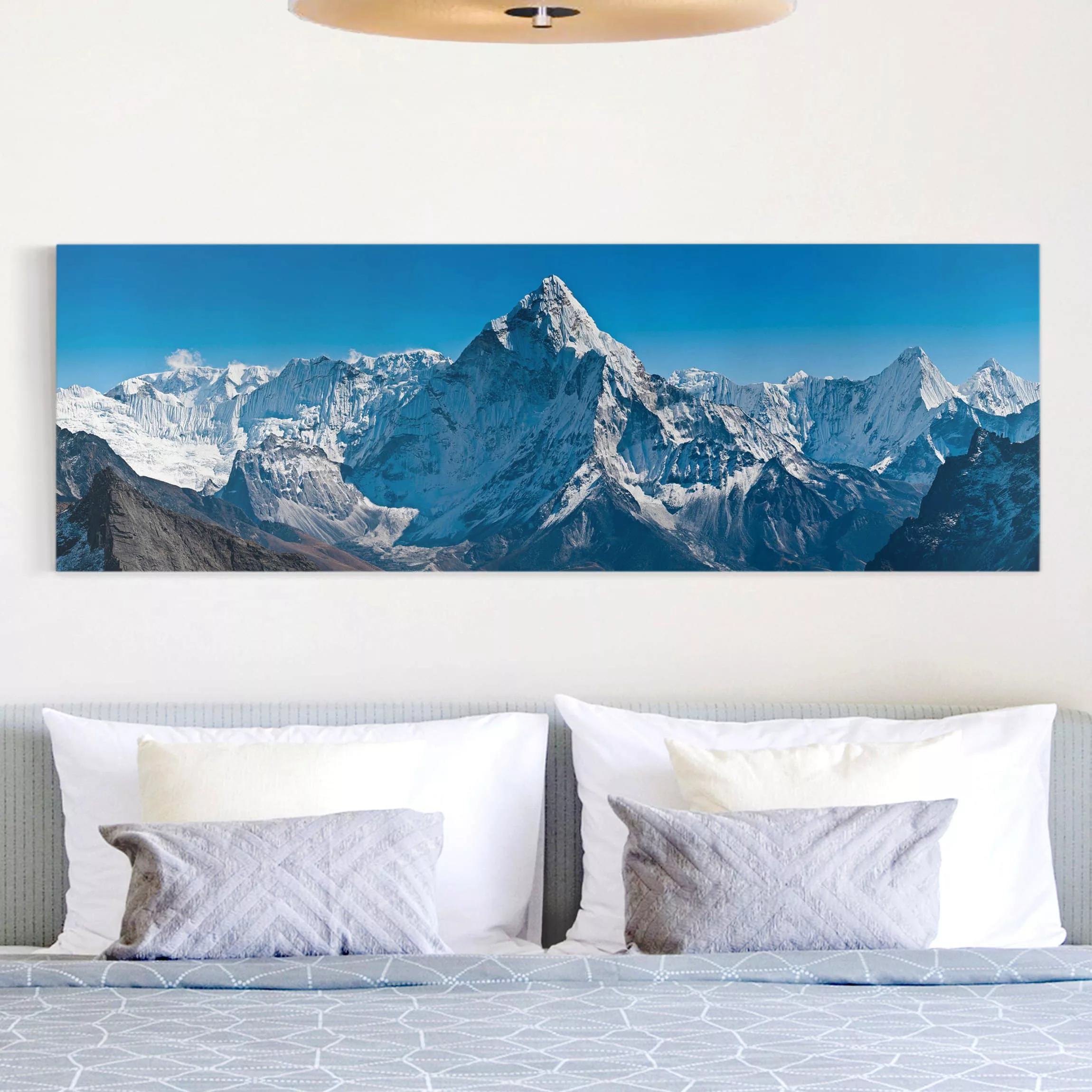 Leinwandbild Berg - Panorama Der Himalaya günstig online kaufen