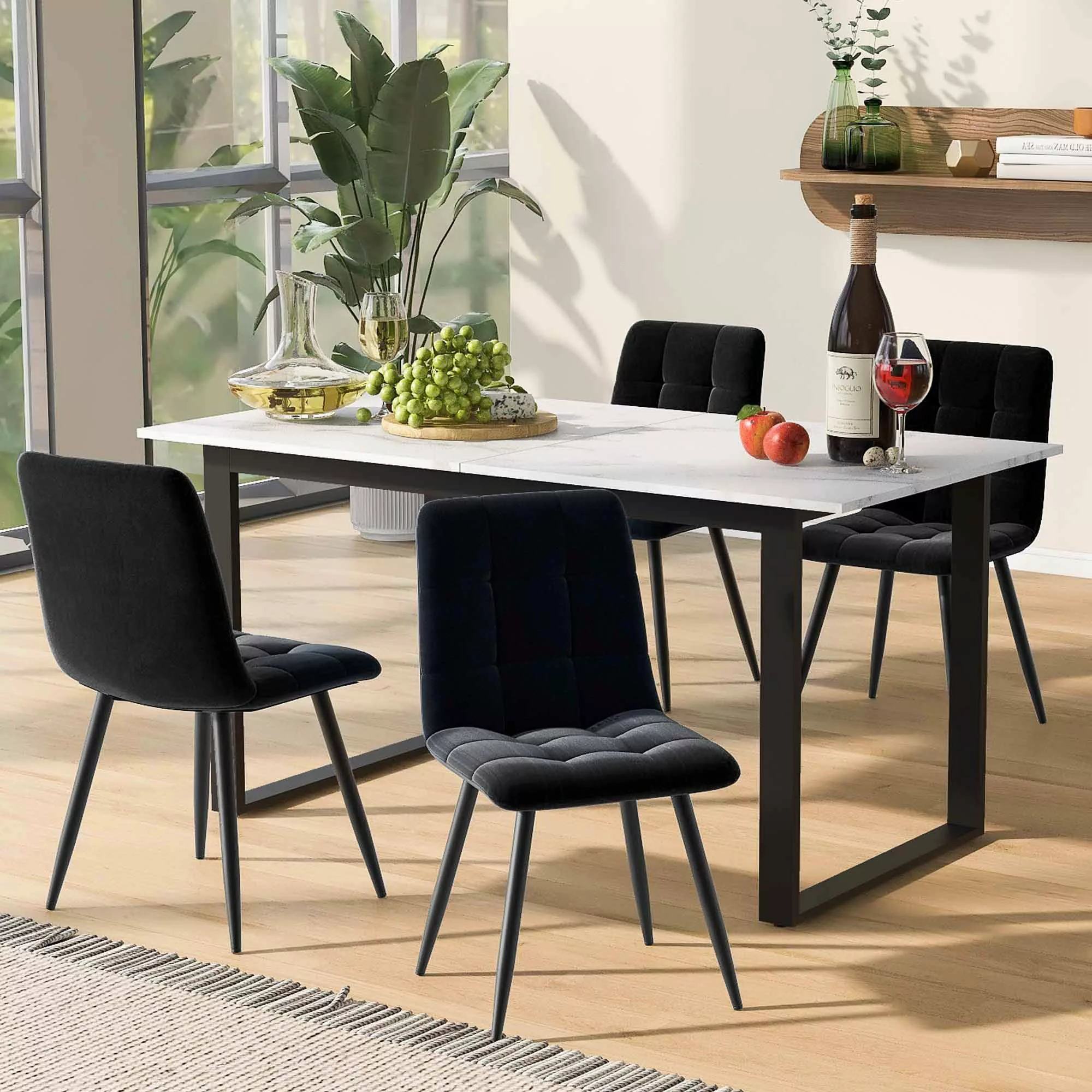HAUSS SPOLE Esstisch 140/180x80x75cm Teleskoptisch, Beine günstig online kaufen