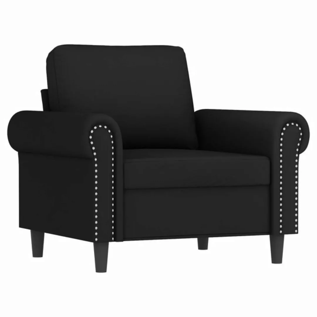 vidaXL Sofa Sessel Schwarz 60 cm Samt günstig online kaufen