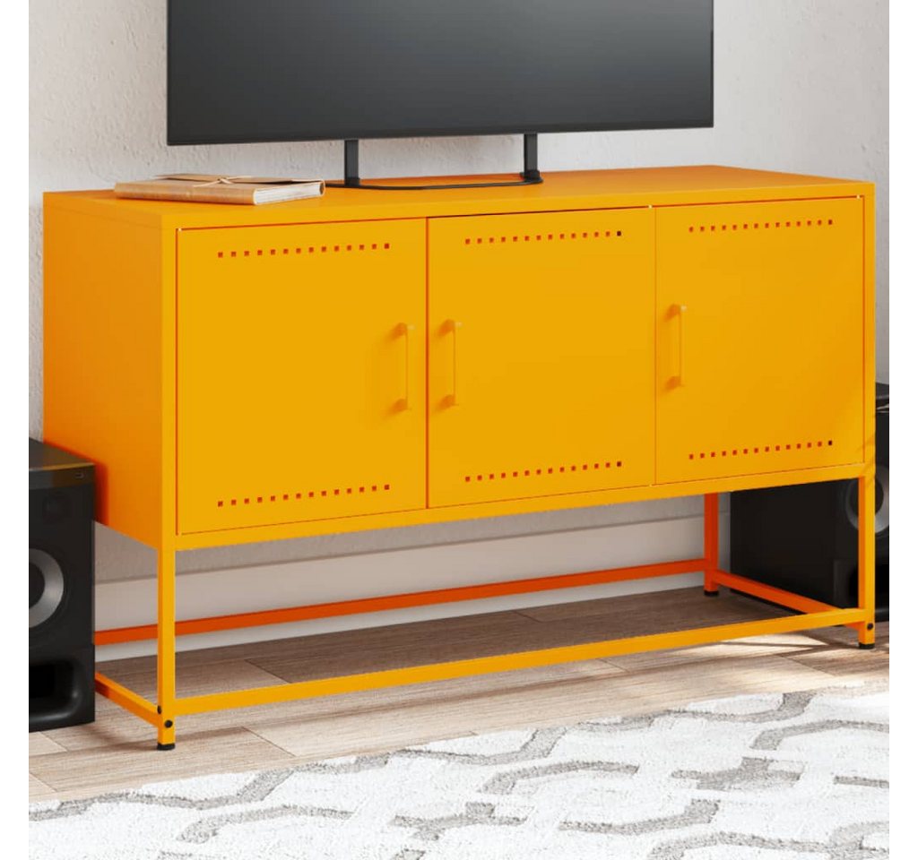 vidaXL Schrankmodule TV-Schrank Senfgelb 100,5x39x60,5 cm Stahl günstig online kaufen