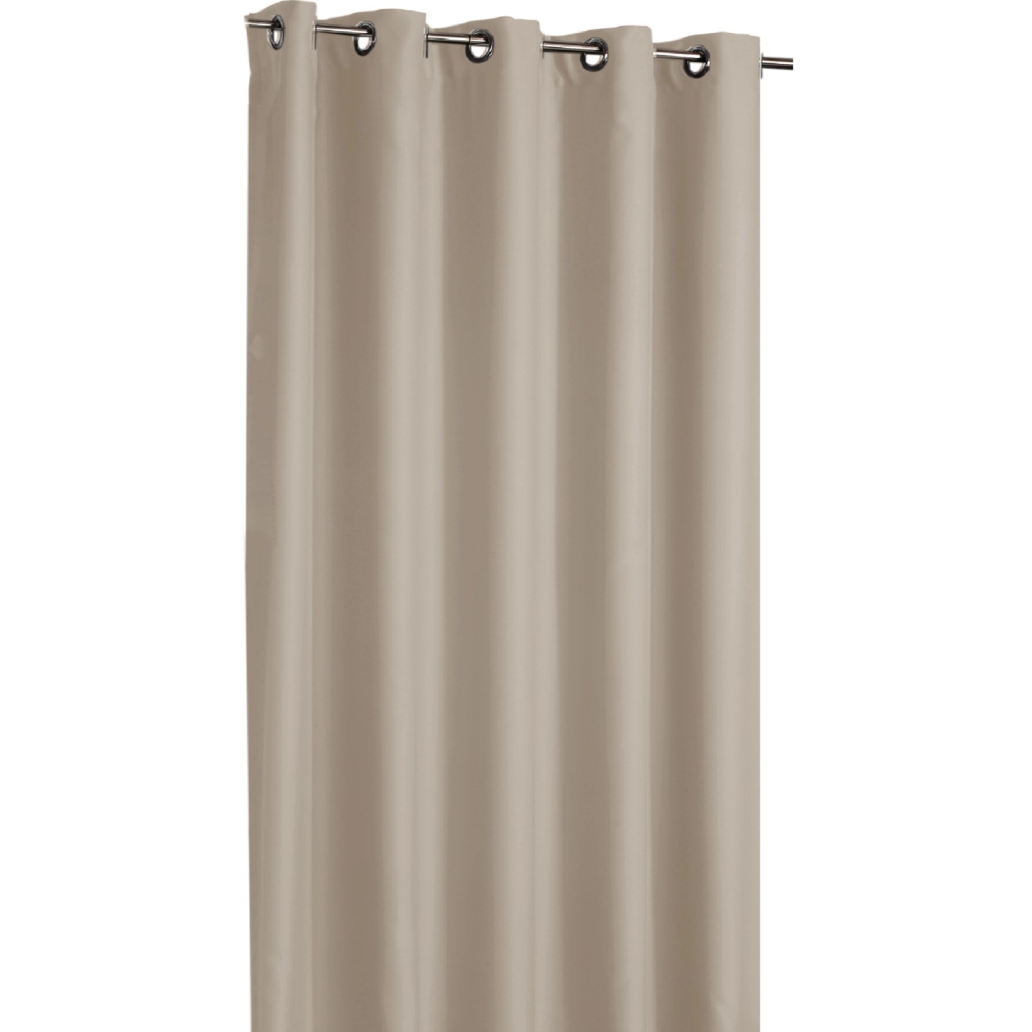 Arsvita Verdunkelungsgardine Ösen Shadow 135 cm x 245 cm Beige günstig online kaufen