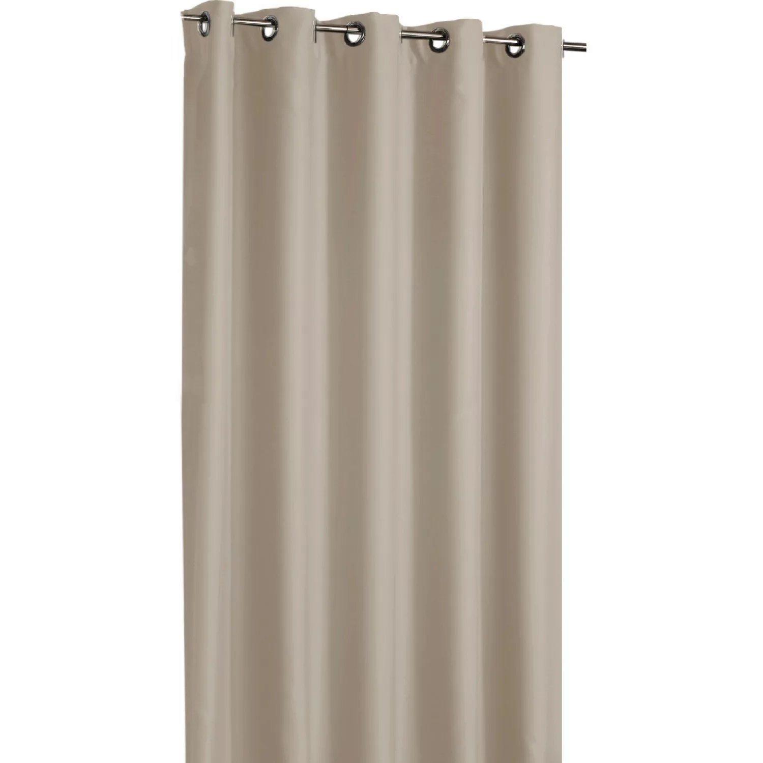 Arsvita Verdunkelungsgardine Ösen Shadow 135 cm x 175 cm Beige günstig online kaufen