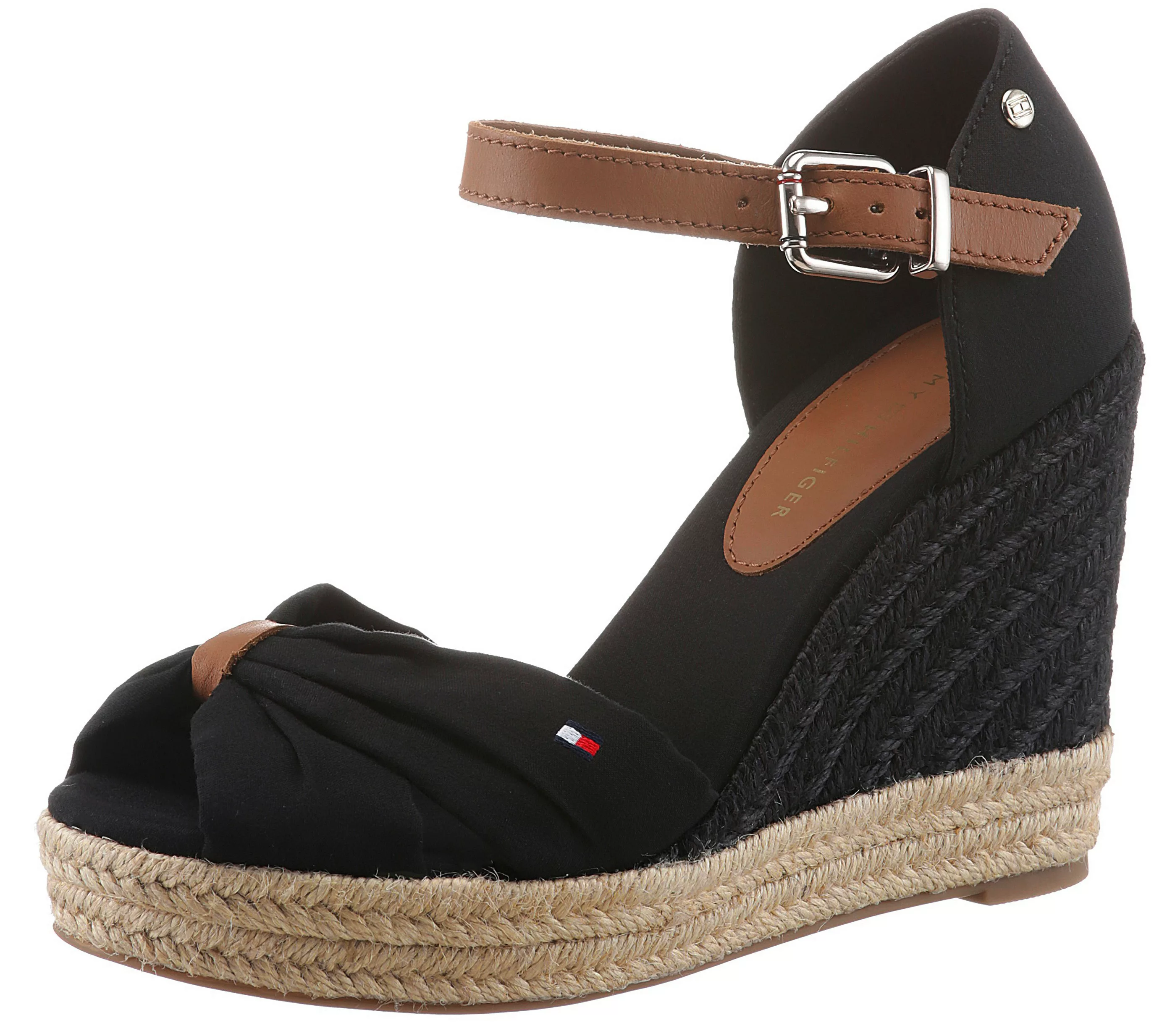 Tommy Hilfiger  Espadrilles BASIC OPEN TOE HIGH WEDGE günstig online kaufen