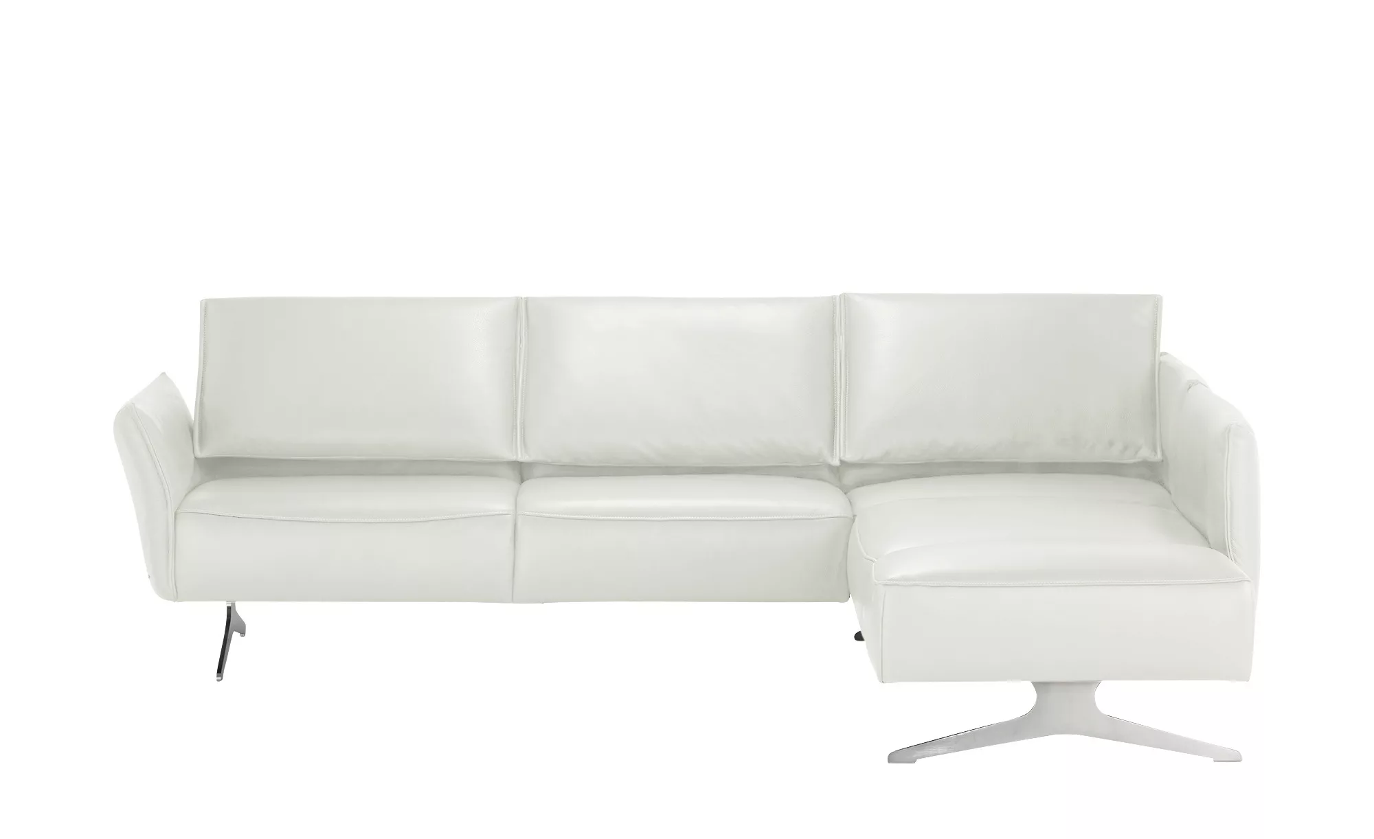 KOINOR Ecksofa Leder  Vineto ¦ weiß ¦ Maße (cm): B: 272 H: 83 T: 207.0 Pols günstig online kaufen