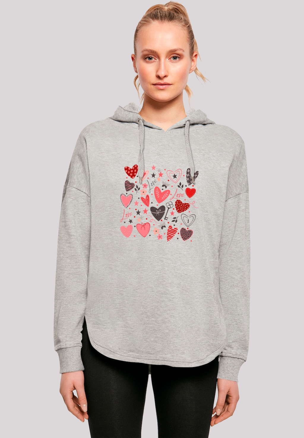 F4NT4STIC Kapuzenpullover "Cute Herzen Variety Valentinstag", Premium Quali günstig online kaufen