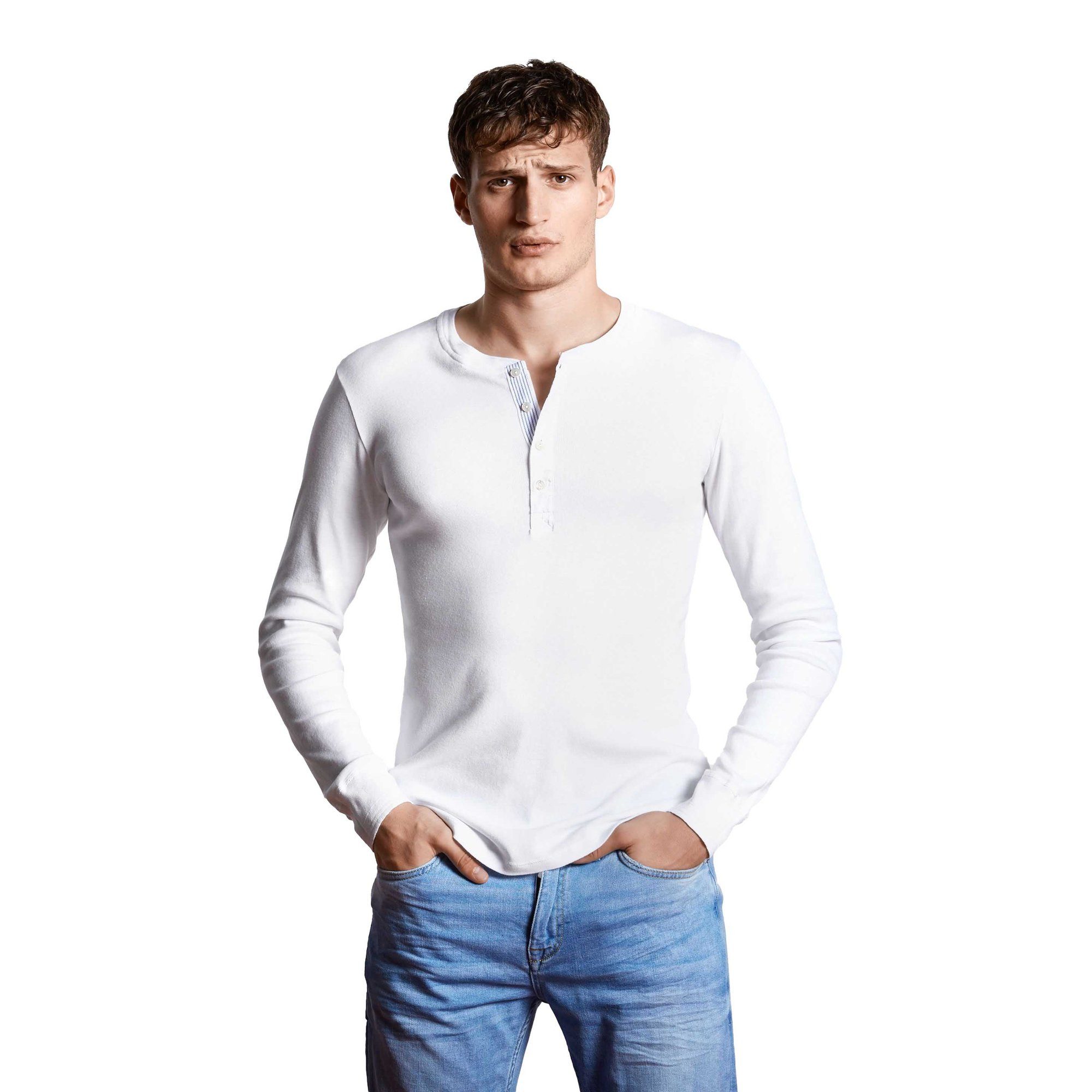 SCHIESSER REVIVAL T-Shirt Herren Longsleeve 1er günstig online kaufen