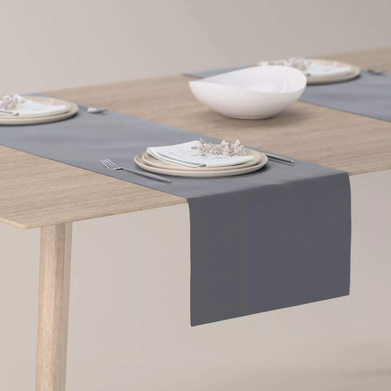 Tischläufer, anthrazit, 40 x 130 cm, Velvet (704-12) günstig online kaufen