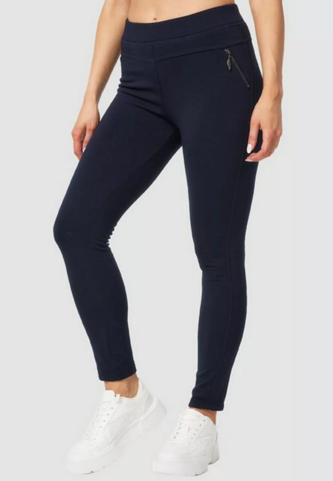 Egomaxx Leggings Warm Gefütterte Leggings Thermo Freizeithose 5513 in Blau günstig online kaufen