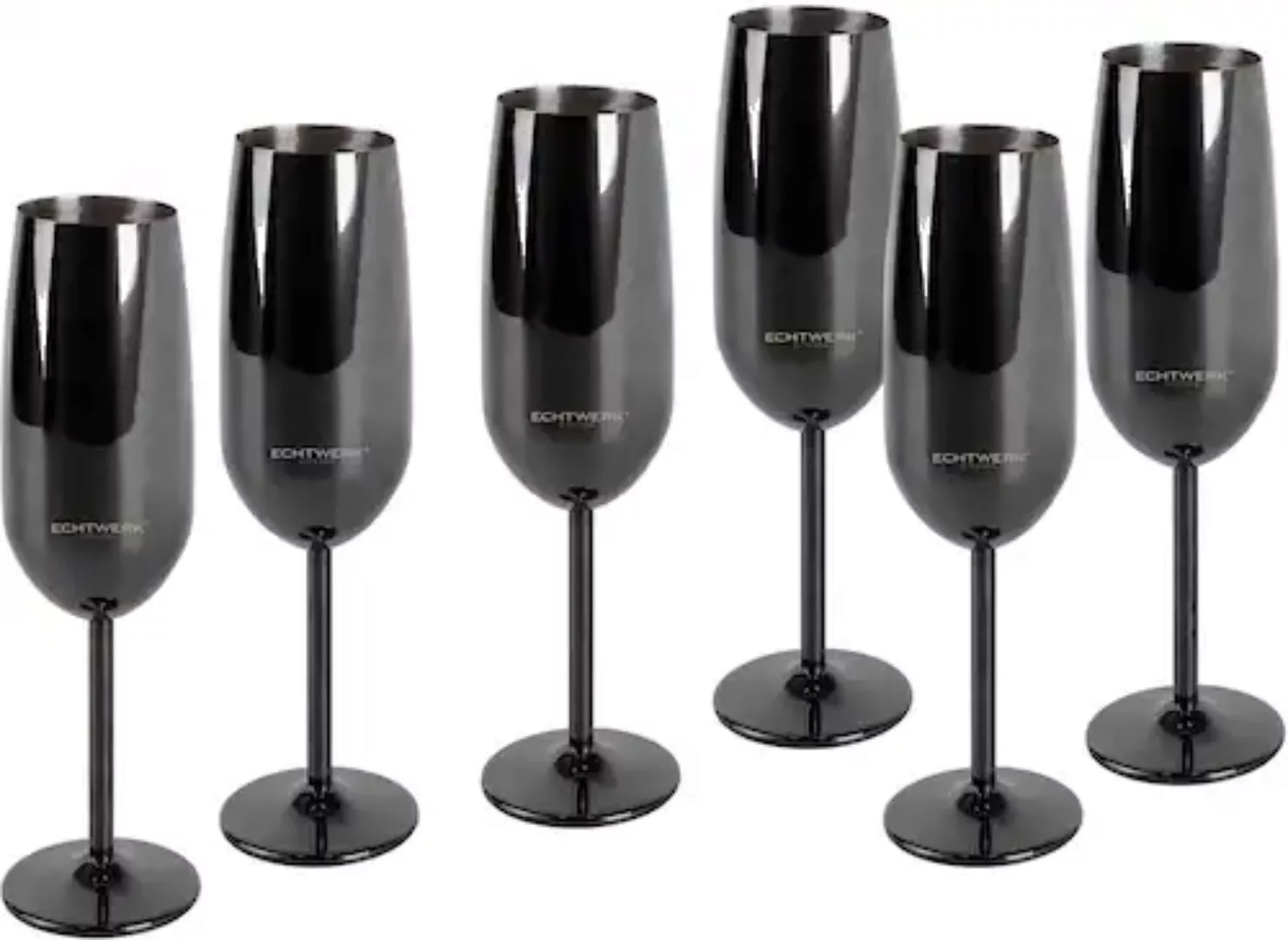 ECHTWERK Champagnerglas, (Set, 6 tlg.), Sektglas, Sektkelch, Champagnerkelc günstig online kaufen