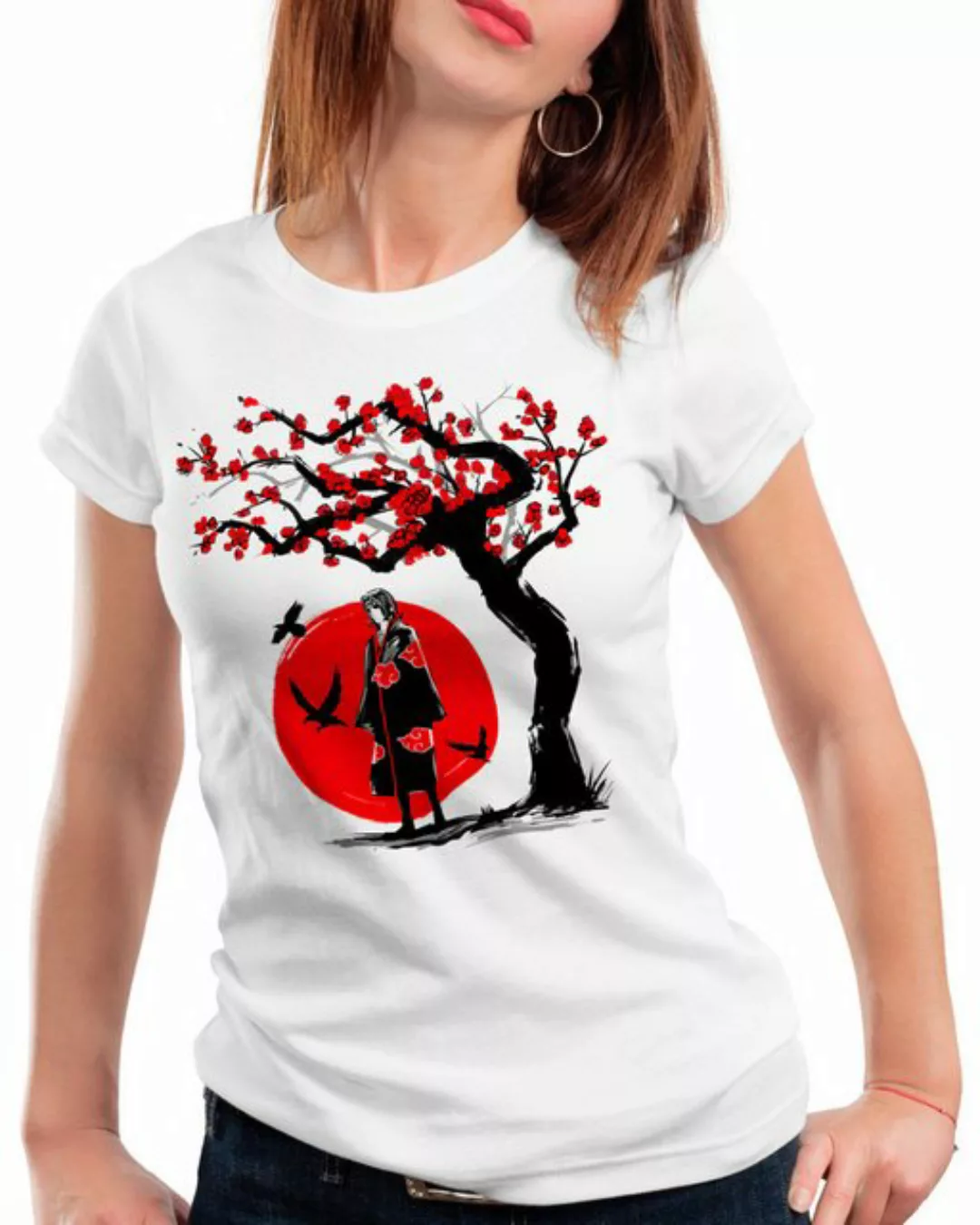 style3 T-Shirt Uchiha Sunrise kakashi sasuke hatake kage naruto anime manga günstig online kaufen