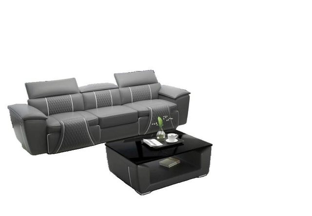 JVmoebel Sofa Schwarze Multifunktions Sofagarnitur 3+1+1 Sitzer Couchen Neu günstig online kaufen