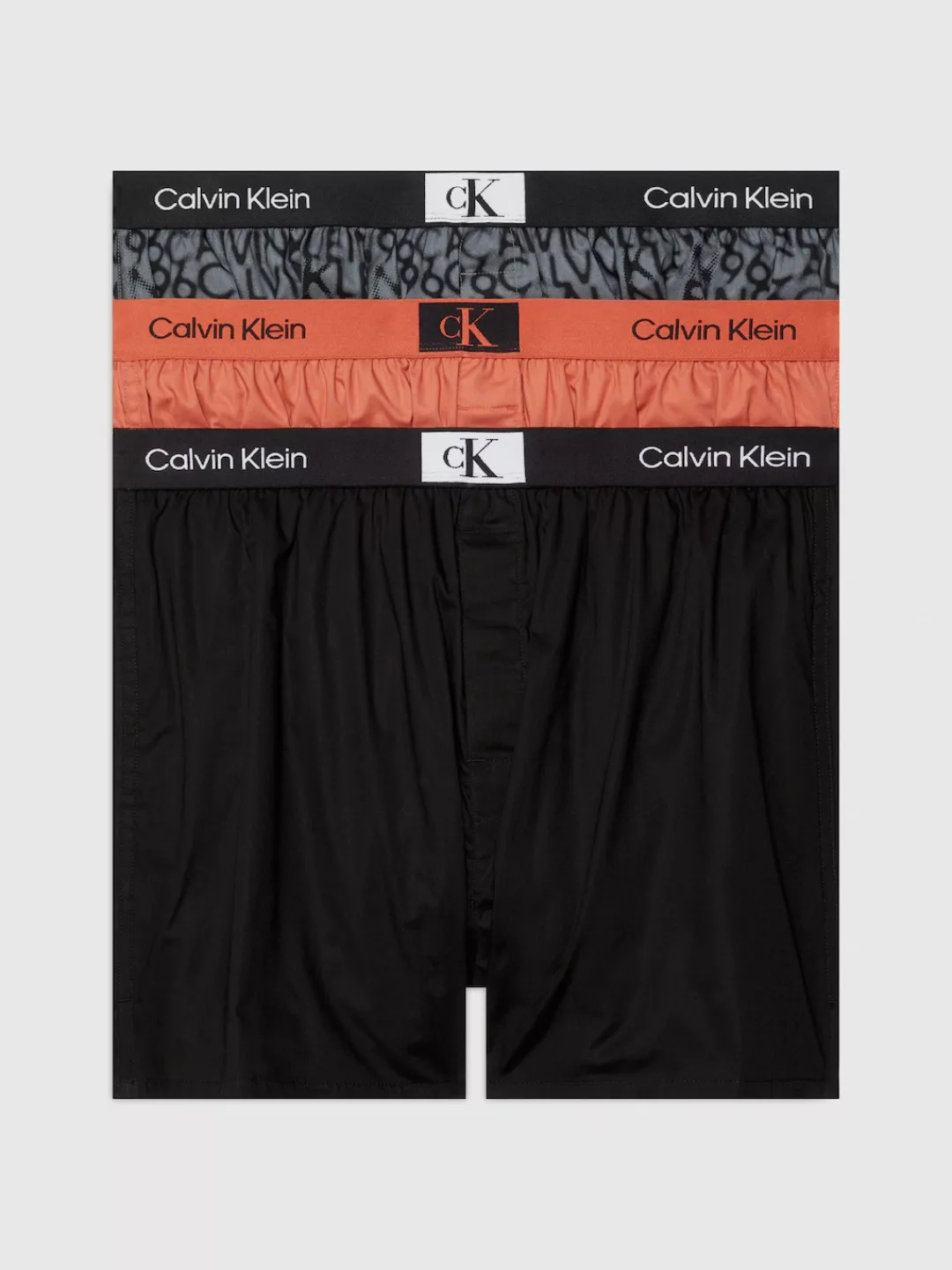 Calvin Klein Underwear Webboxer "BOXER SLIM 3PK", (Packung, 3 St., 3er-Pack günstig online kaufen
