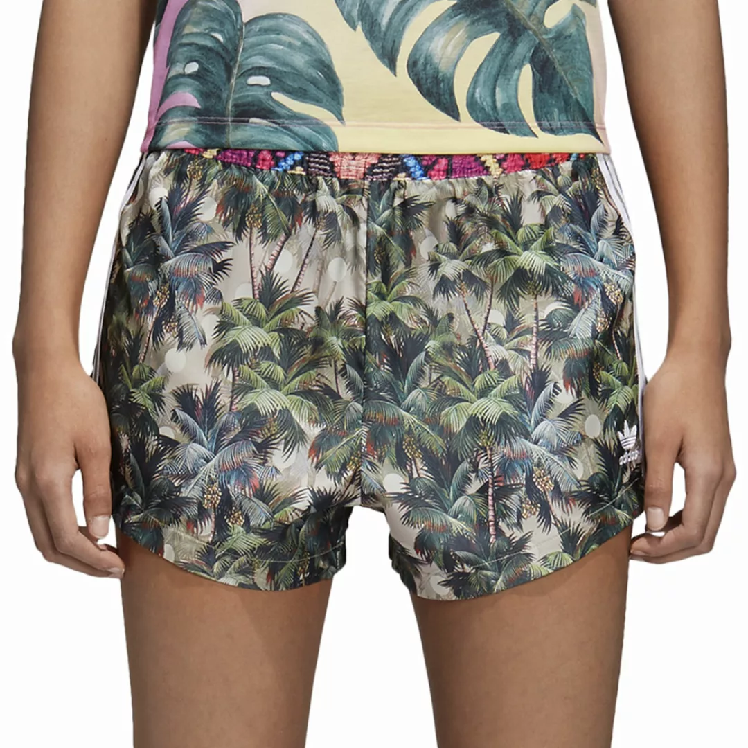 adidas Originals Farm Shorts High Waist Palm Trees günstig online kaufen