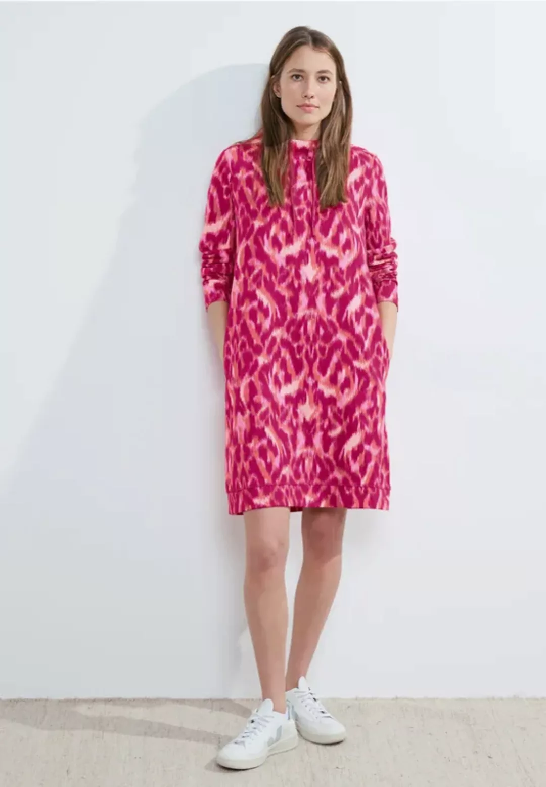 Cecil Sommerkleid AOP Printed Dress, strong khaki günstig online kaufen