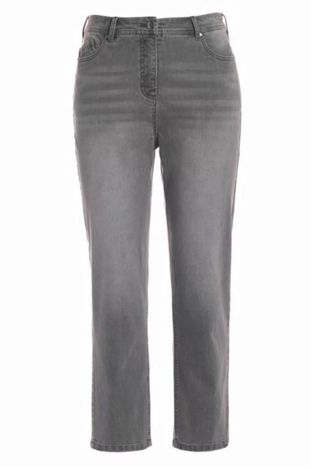 Ulla Popken Regular-fit-Jeans Mom-Jeans innen bedruckt weiter 5-Pocket-Schn günstig online kaufen