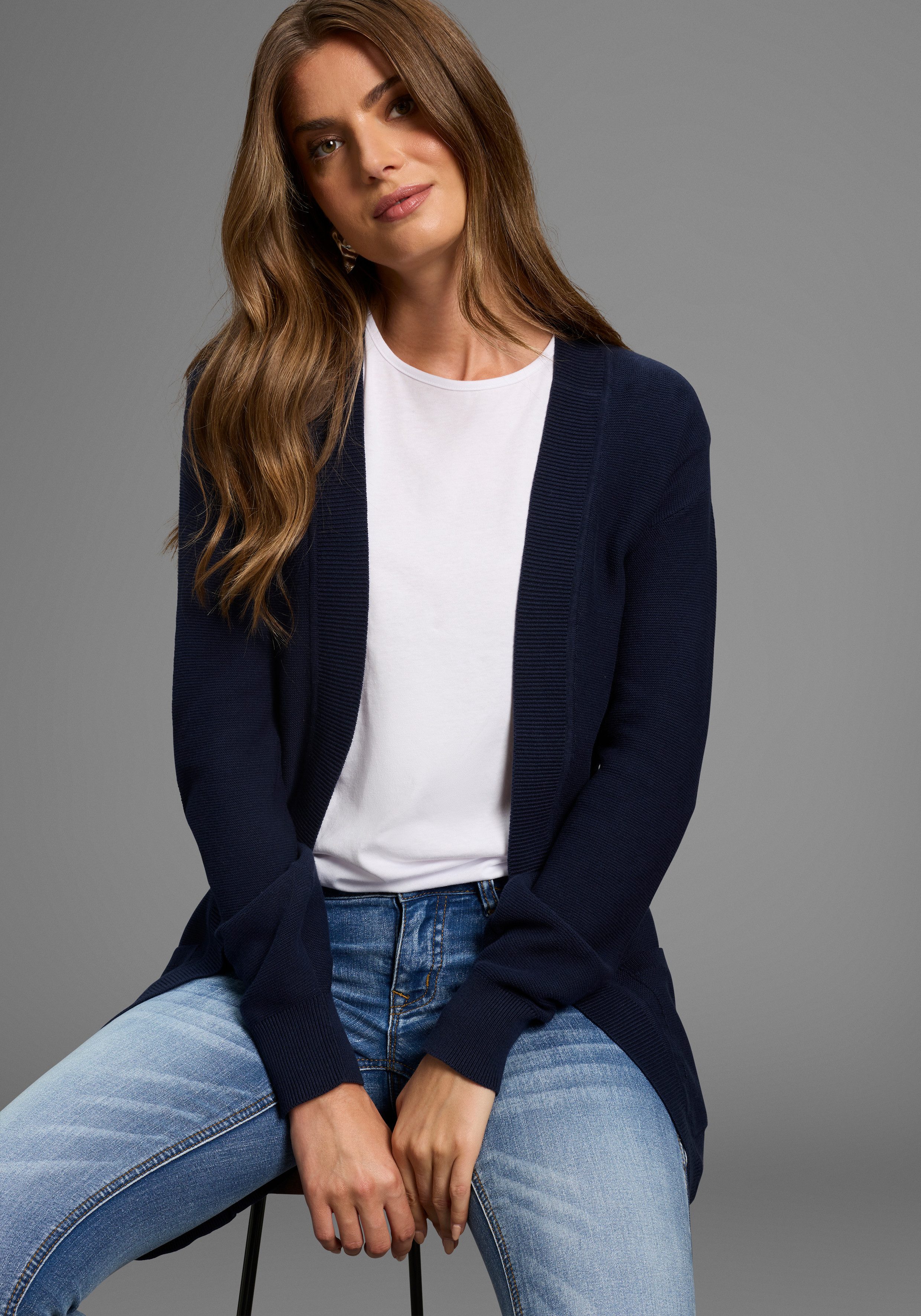 Laura Scott Strickjacke mit Taschen - günstig online kaufen