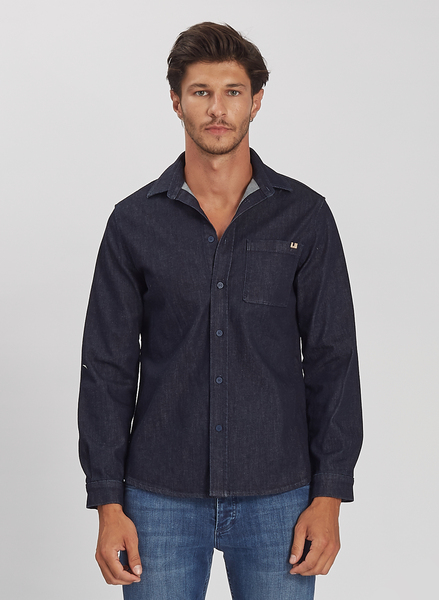 Diego - Denim Jeans Shirt Aus Bio Baumwolle günstig online kaufen