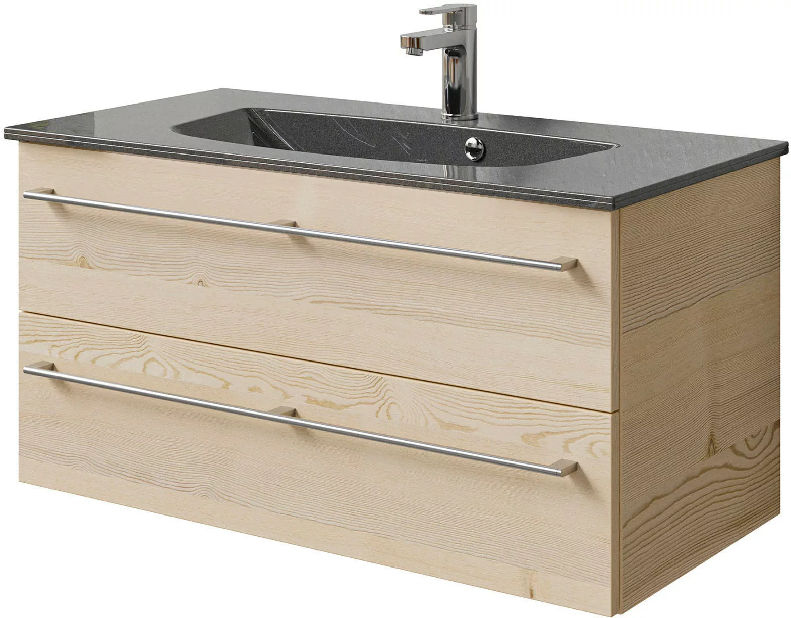 Saphir Waschtisch "Serie 6025 Mineralmarmor-Waschtisch mit Unterschrank, 97 günstig online kaufen