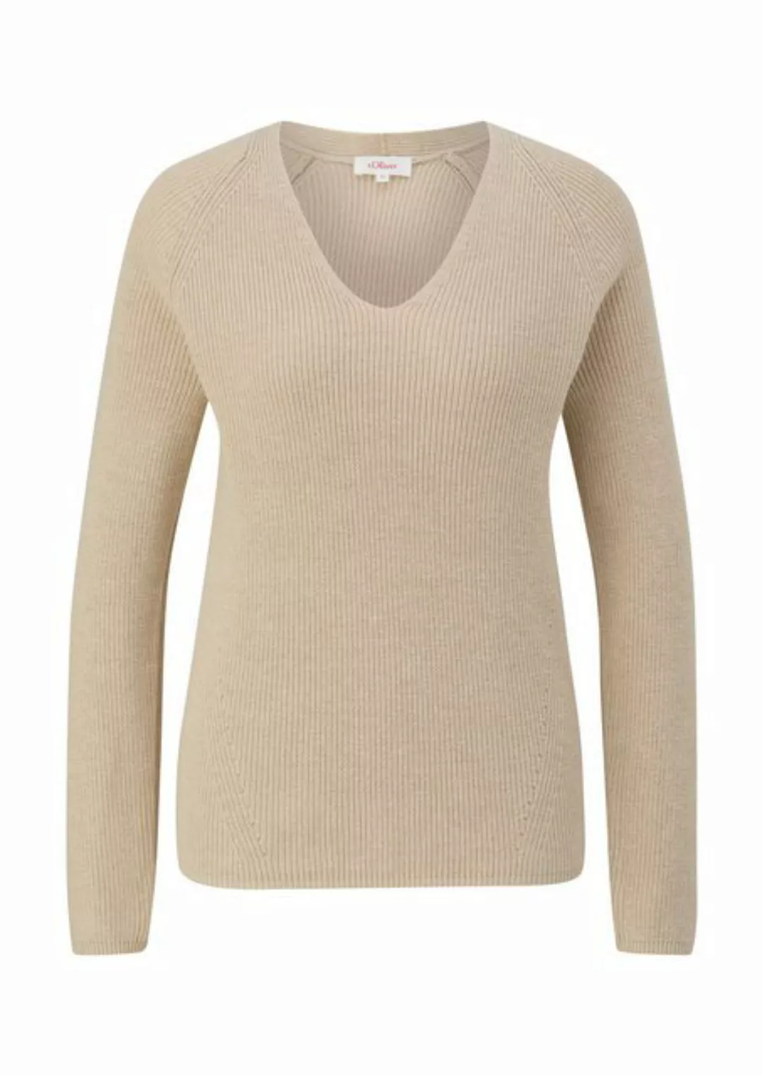 s.Oliver Strickpullover mit Raglan Ärmeln günstig online kaufen