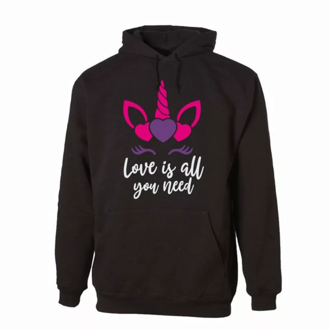 G-graphics Hoodie Love is all you need Unisex, mit Frontprint, mit Spruch / günstig online kaufen