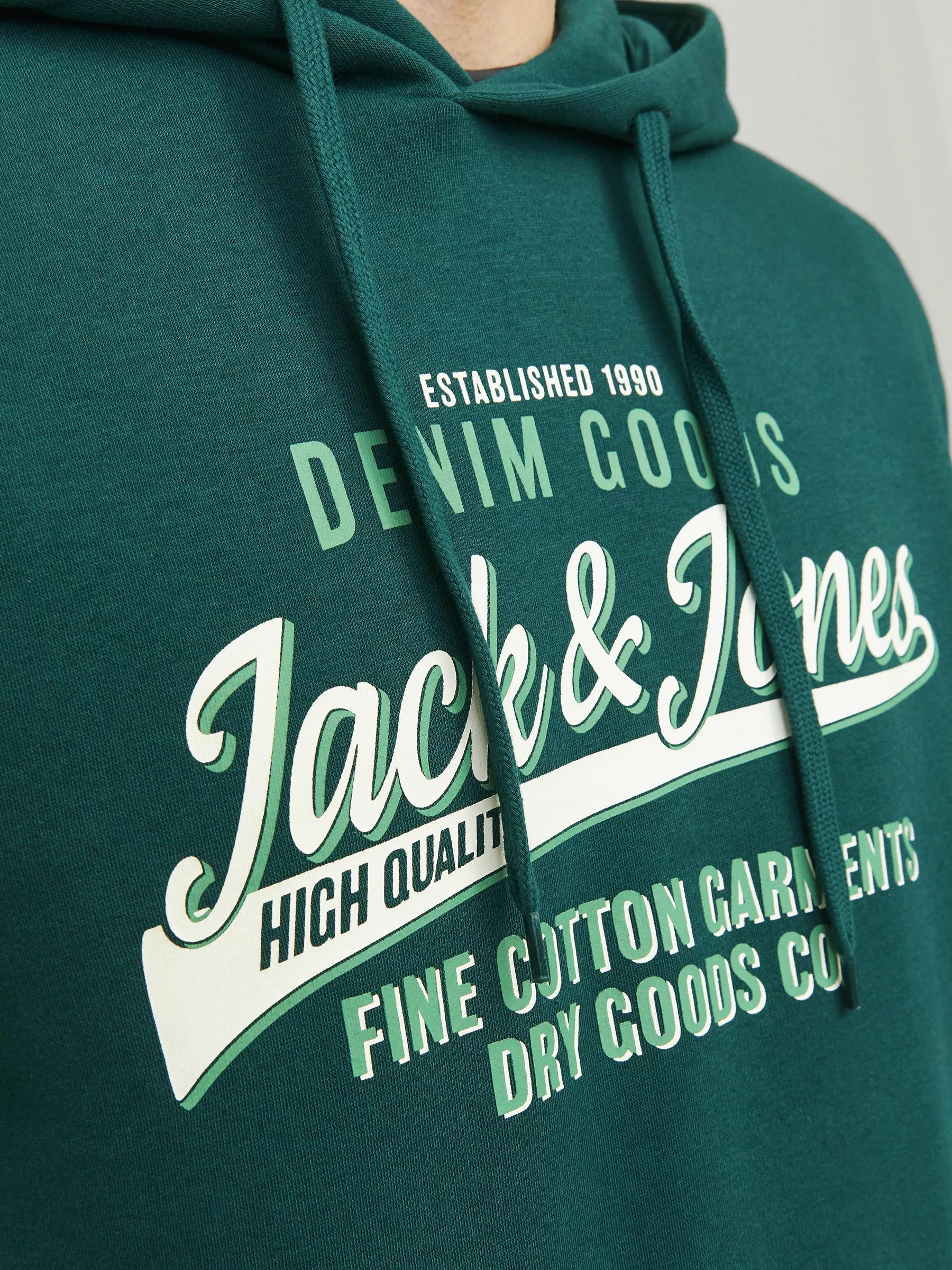 Jack & Jones Sweatshirt JJELOGO SWEAT HOOD 2 COL 24/25 NOOS günstig online kaufen