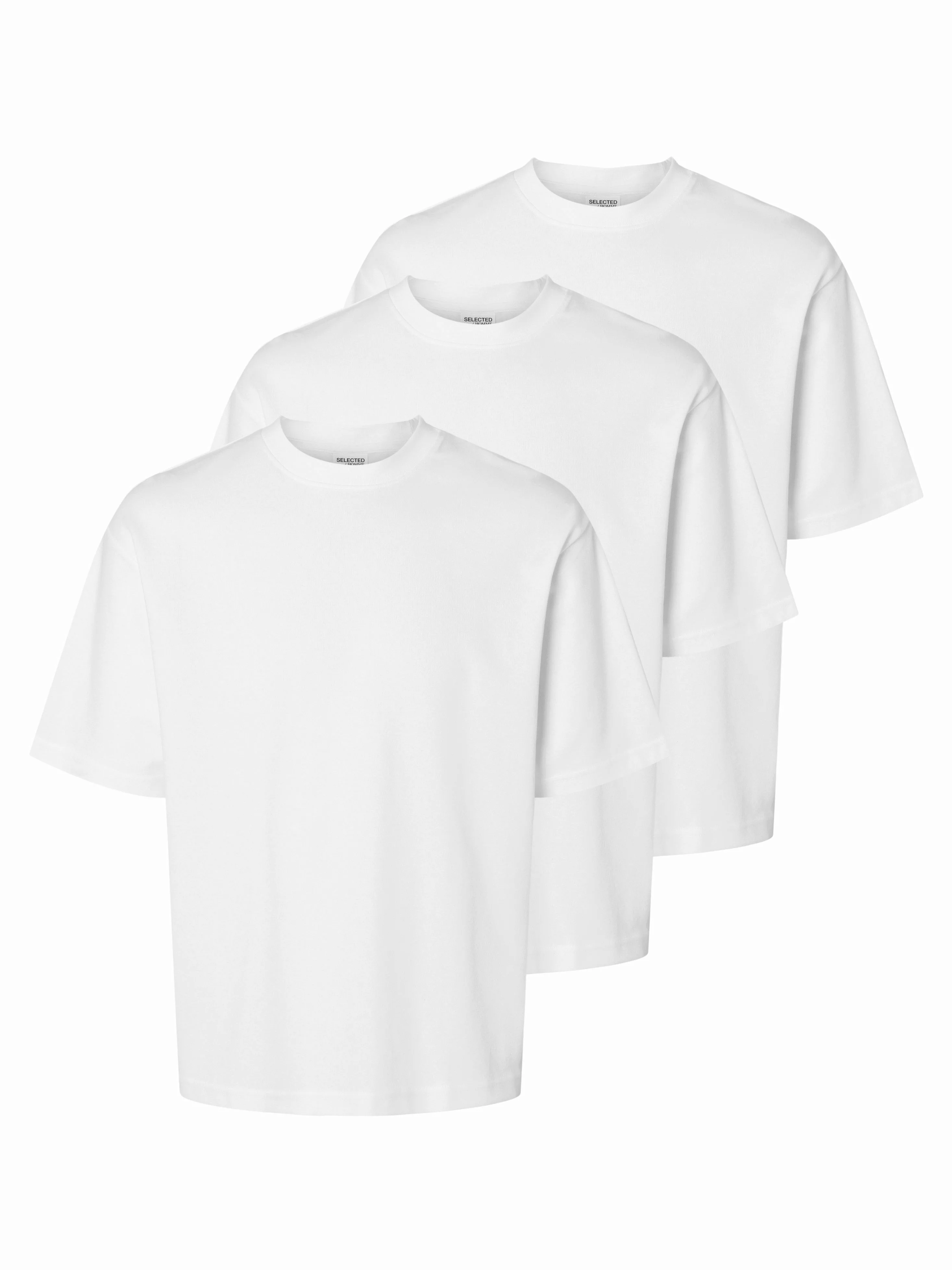 SELECTED HOMME Rundhalsshirt SLHLOOSEOSCAR SS O-NECK günstig online kaufen