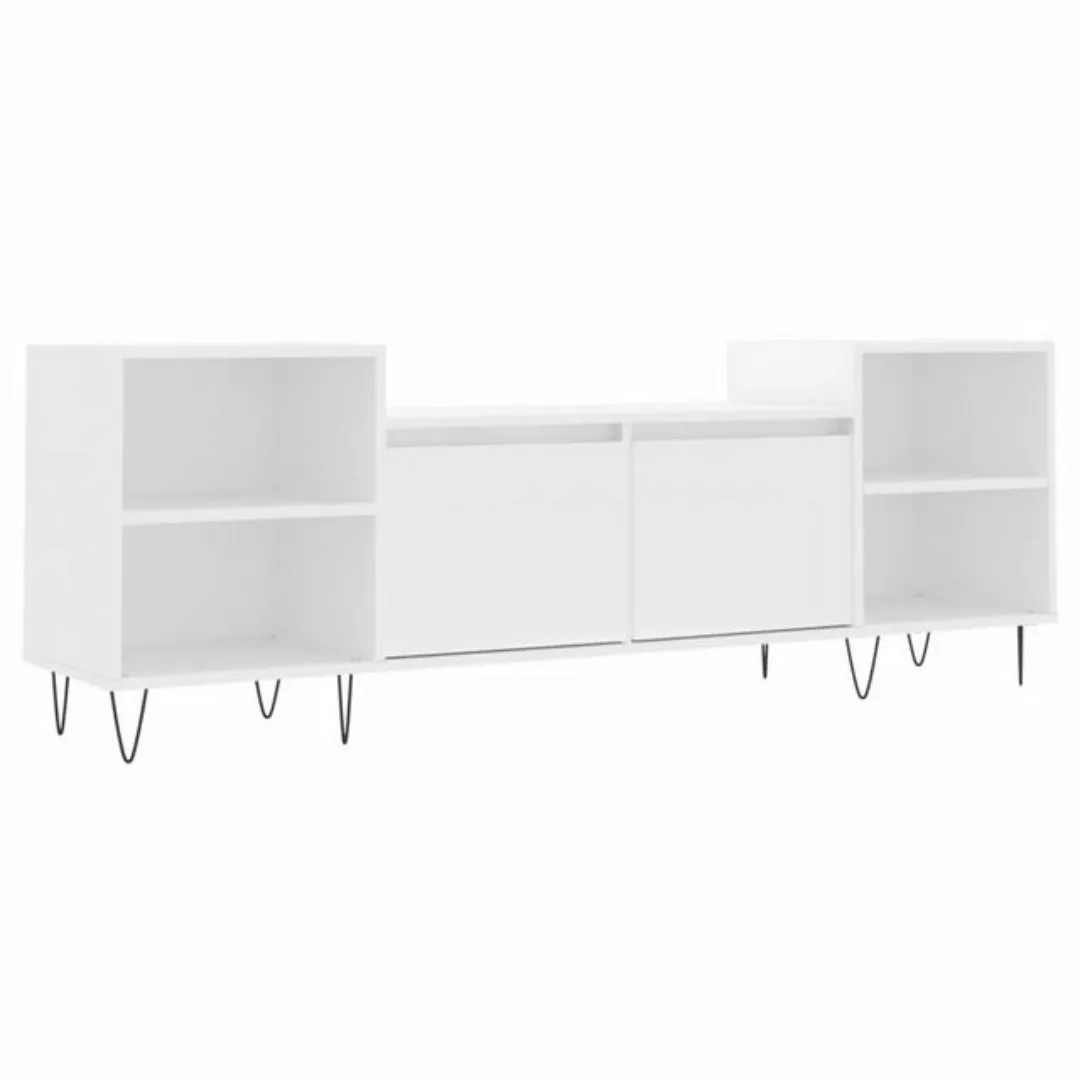 vidaXL TV-Schrank TV-Schrank Weiß 160x35x55 cm Holzwerkstoff (1-St) günstig online kaufen