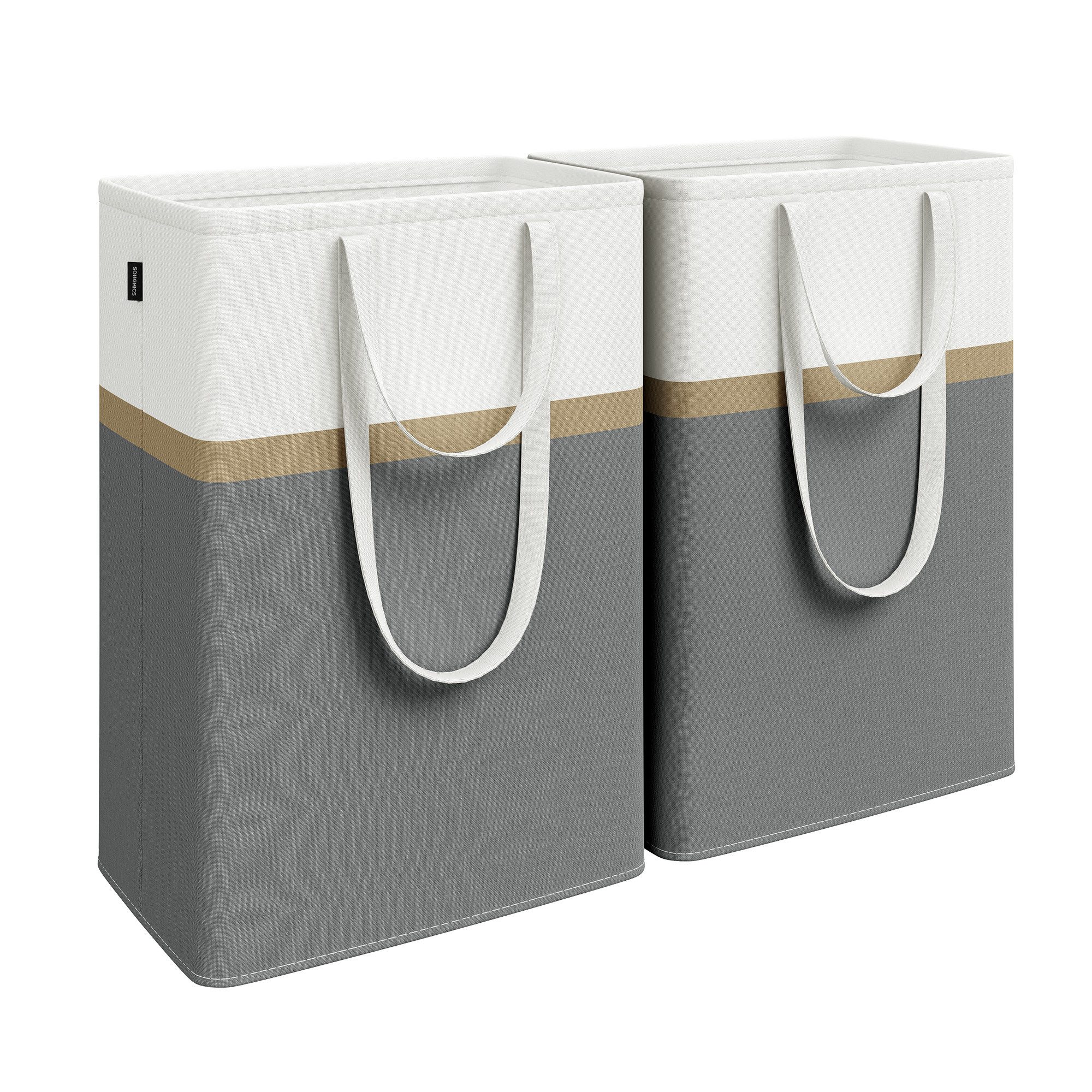 SONGMICS Wäschekorb, 2er Set, 75 L günstig online kaufen