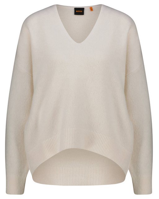 BOSS Strickpullover Damen Strickpullover FONDELLA Relaxed Fit (1-tlg) günstig online kaufen