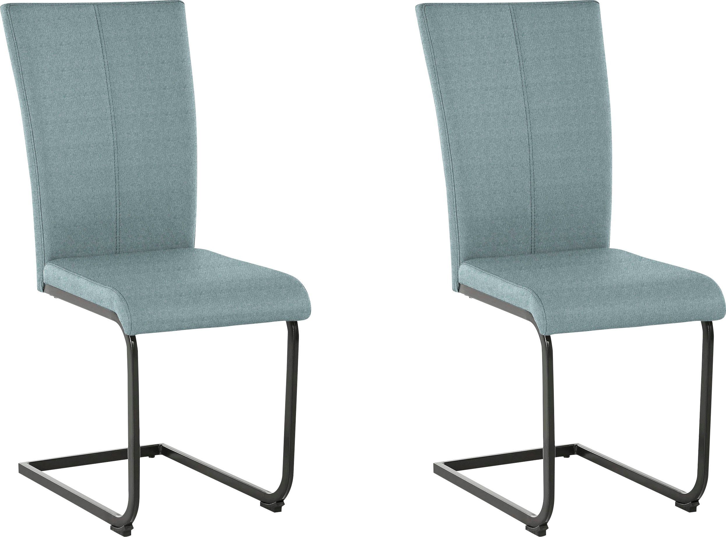 Home affaire Freischwinger "Oliver", (Set), 2 St., Struktur weich, Stuhl be günstig online kaufen