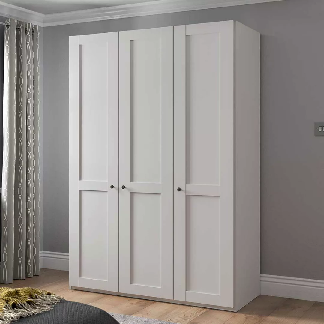 Weisser Kleiderschrank 150 cm im Landhausstil Made in Germany günstig online kaufen