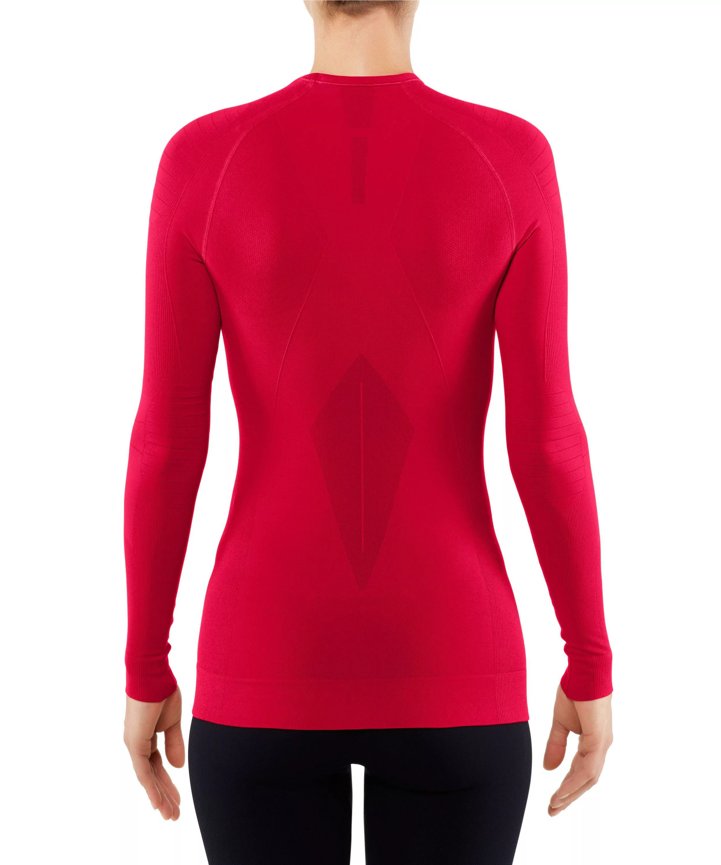 FALKE Damen Langarmshirt Maximum Warm, S, Rot, Uni, 33042-807002 günstig online kaufen