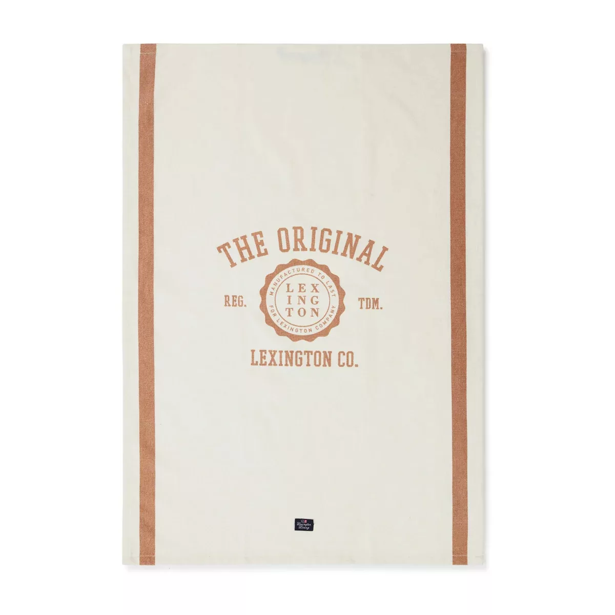 The Original Cotton Twill Geschirrtuch 50 x 70cm Off White-brown günstig online kaufen