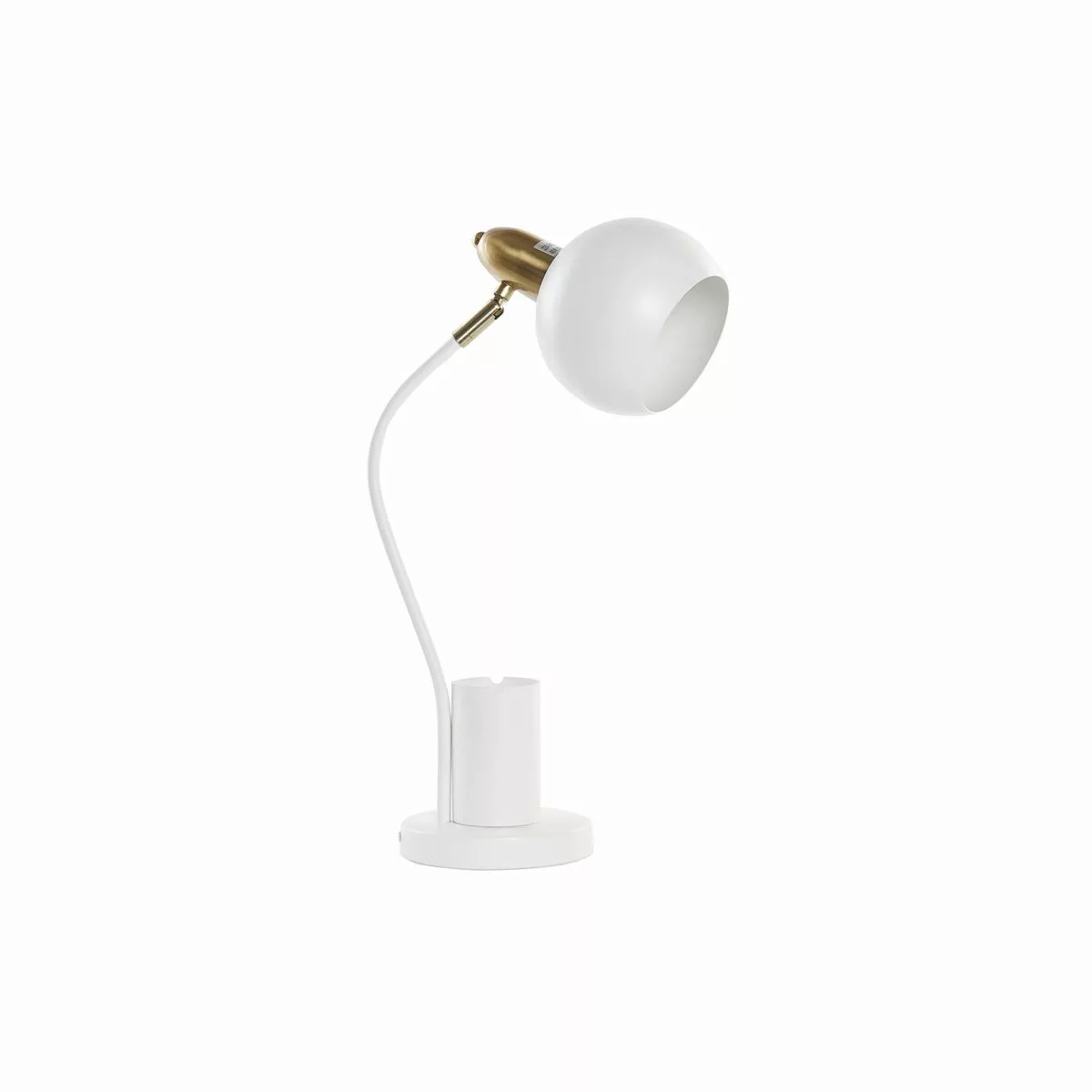 Tischlampe Dkd Home Decor Golden Weiß 220 V 50 W (27 X 15 X 50 Cm) günstig online kaufen