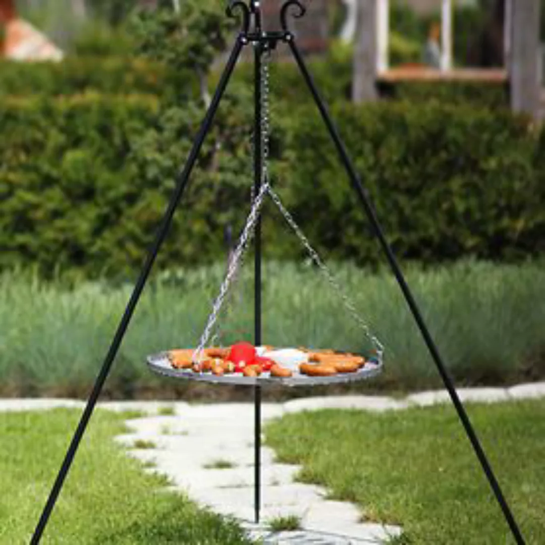 Schwenkgrill 180 cm - Grillrost aus Rohstahl 60 cm günstig online kaufen