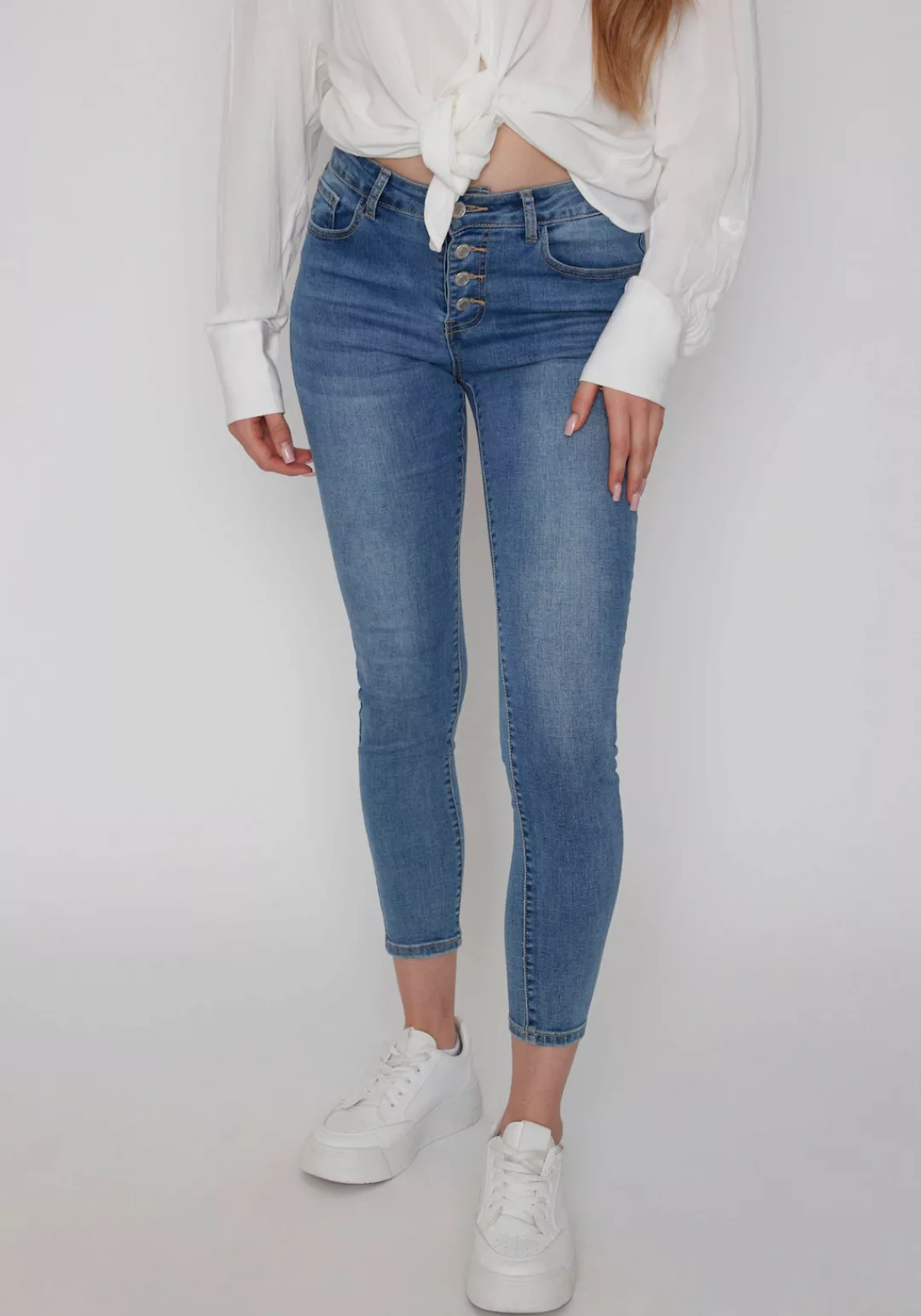 HaILY’S High-waist-Jeans Ki44ra (1-tlg) Plain/ohne Details günstig online kaufen