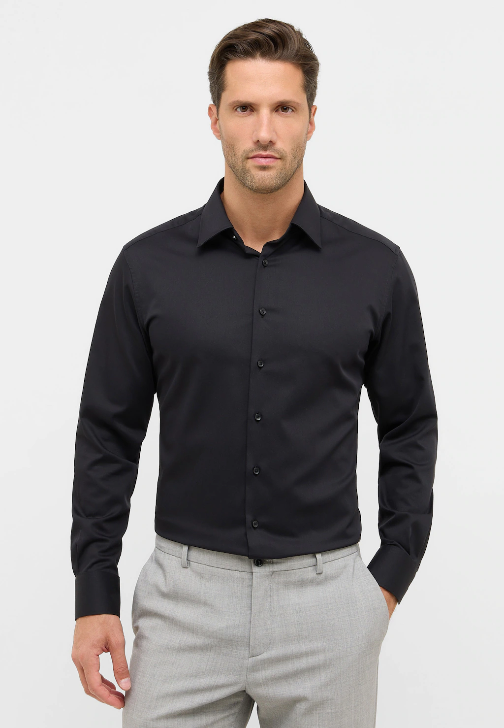 Eterna Langarmhemd "MODERN FIT", NON IRON (bügelfrei) günstig online kaufen