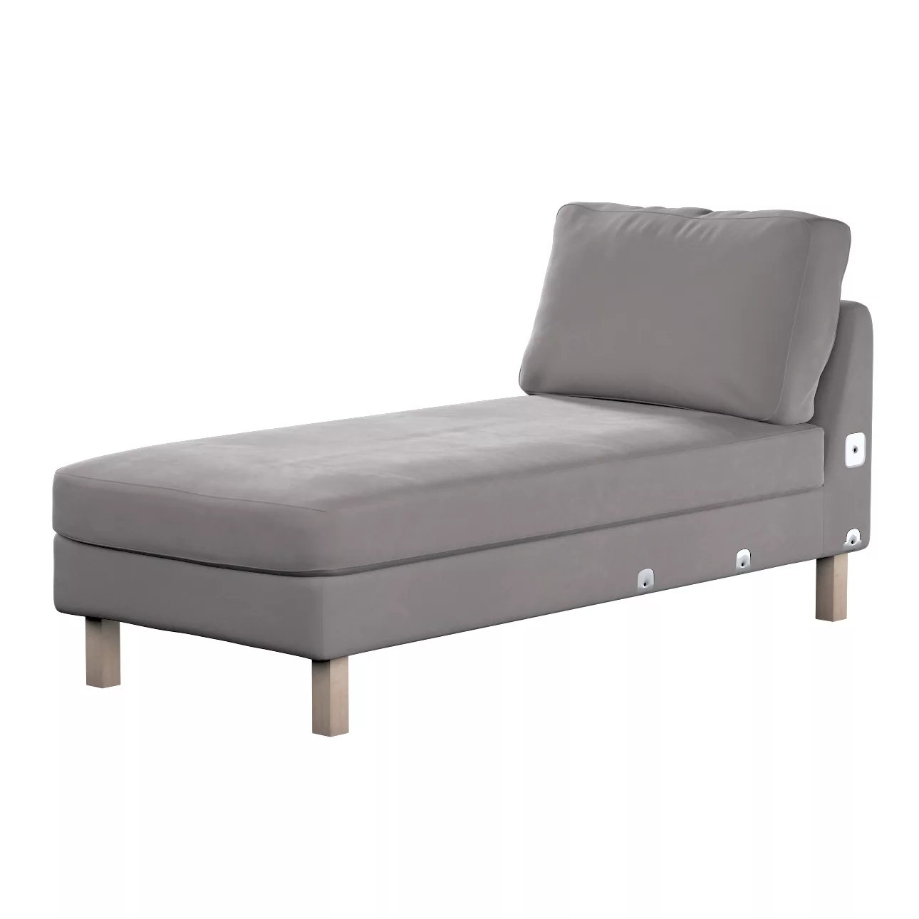 Bezug für Karlstad Recamiere Zustellsofa, kurz, taupengrau, Bezug für Karls günstig online kaufen