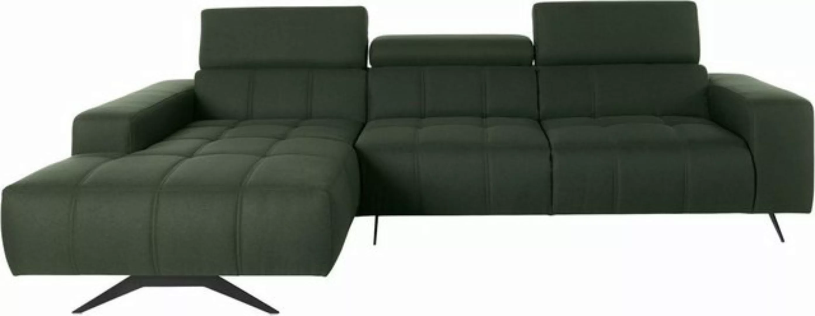 DOMO collection Ecksofa Trento L-Form, wahlweise mit Kopfteilverstellung, R günstig online kaufen