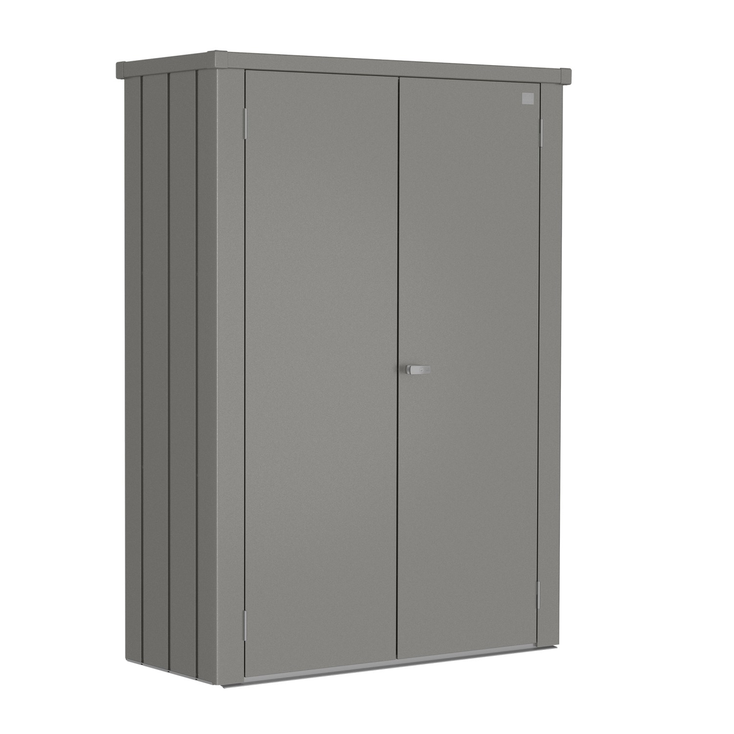 Biohort Terrassenschrank Romeo 181 cm x 132 cm x 57 cm Quarzgrau-Metallic günstig online kaufen