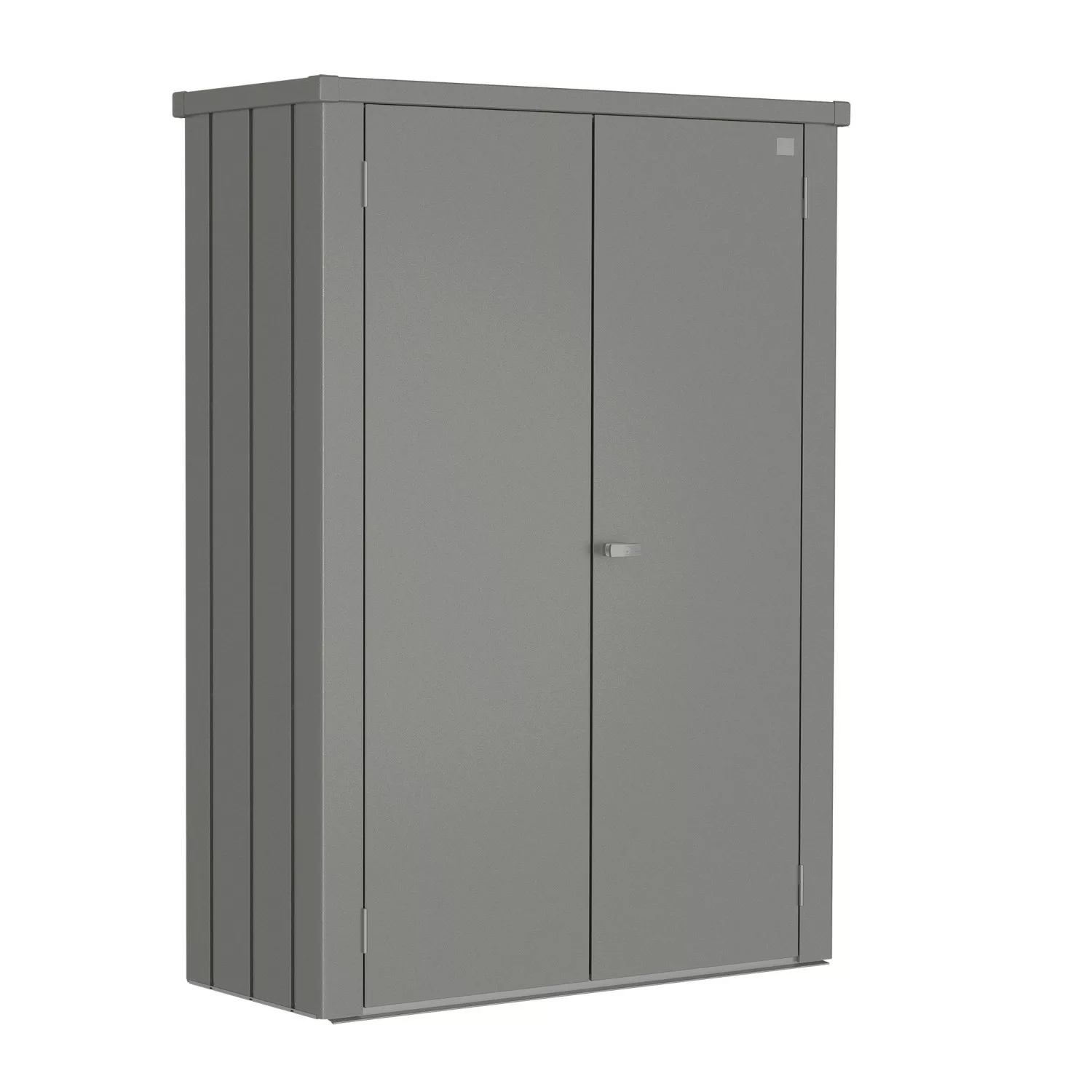 Biohort Terrassenschrank Romeo 181 cm x 132 cm x 57 cm Quarzgrau-Metallic günstig online kaufen