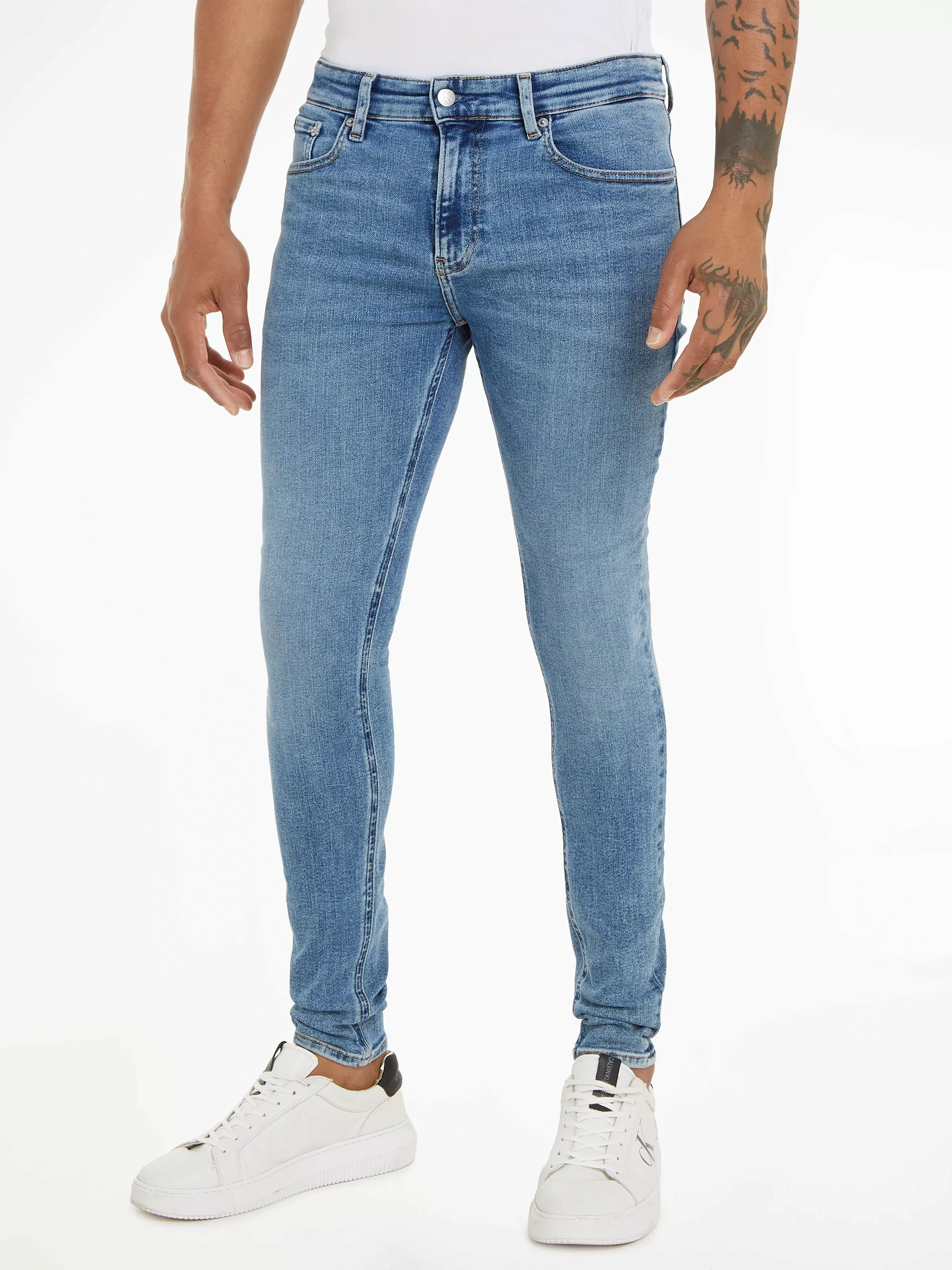 Calvin Klein Jeans Skinny-fit-Jeans SUPER SKINNY in klassischer 5-Pocket-Fo günstig online kaufen