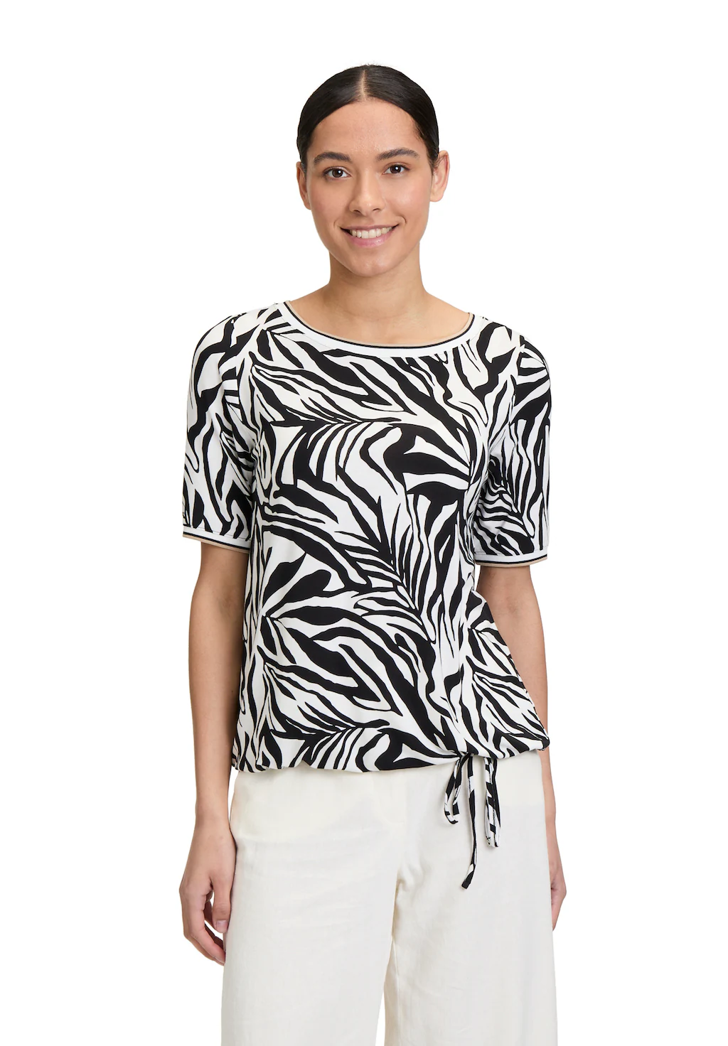 Betty Barclay Kurzarmshirt "Betty Barclay Damen Casual-Shirt mit Tunnelzug" günstig online kaufen